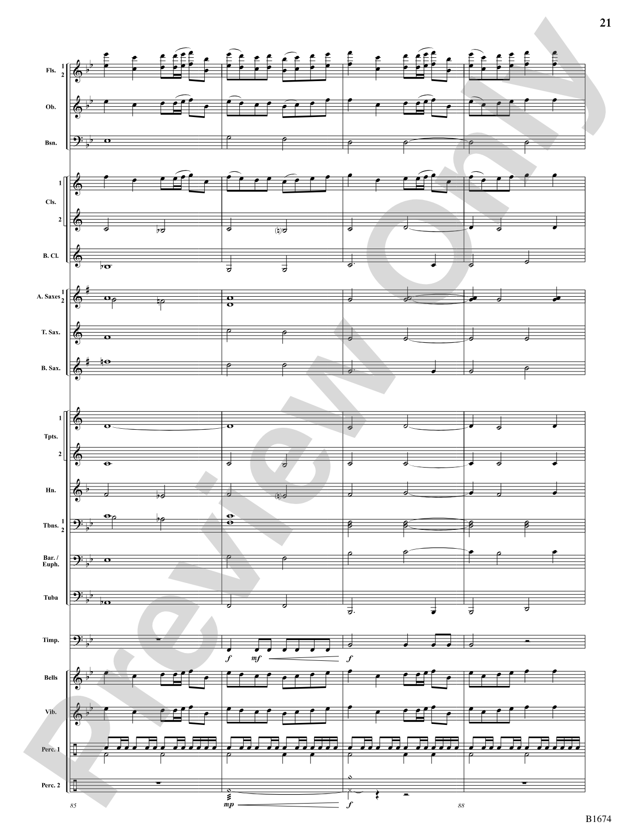 Synthesis: Concert Band Conductor Score & Parts