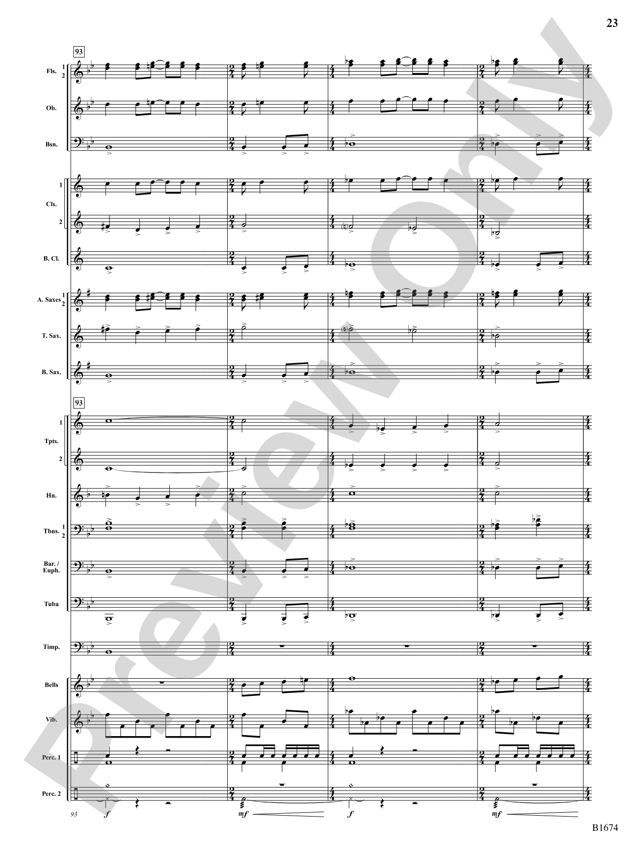 Synthesis: Concert Band Conductor Score & Parts