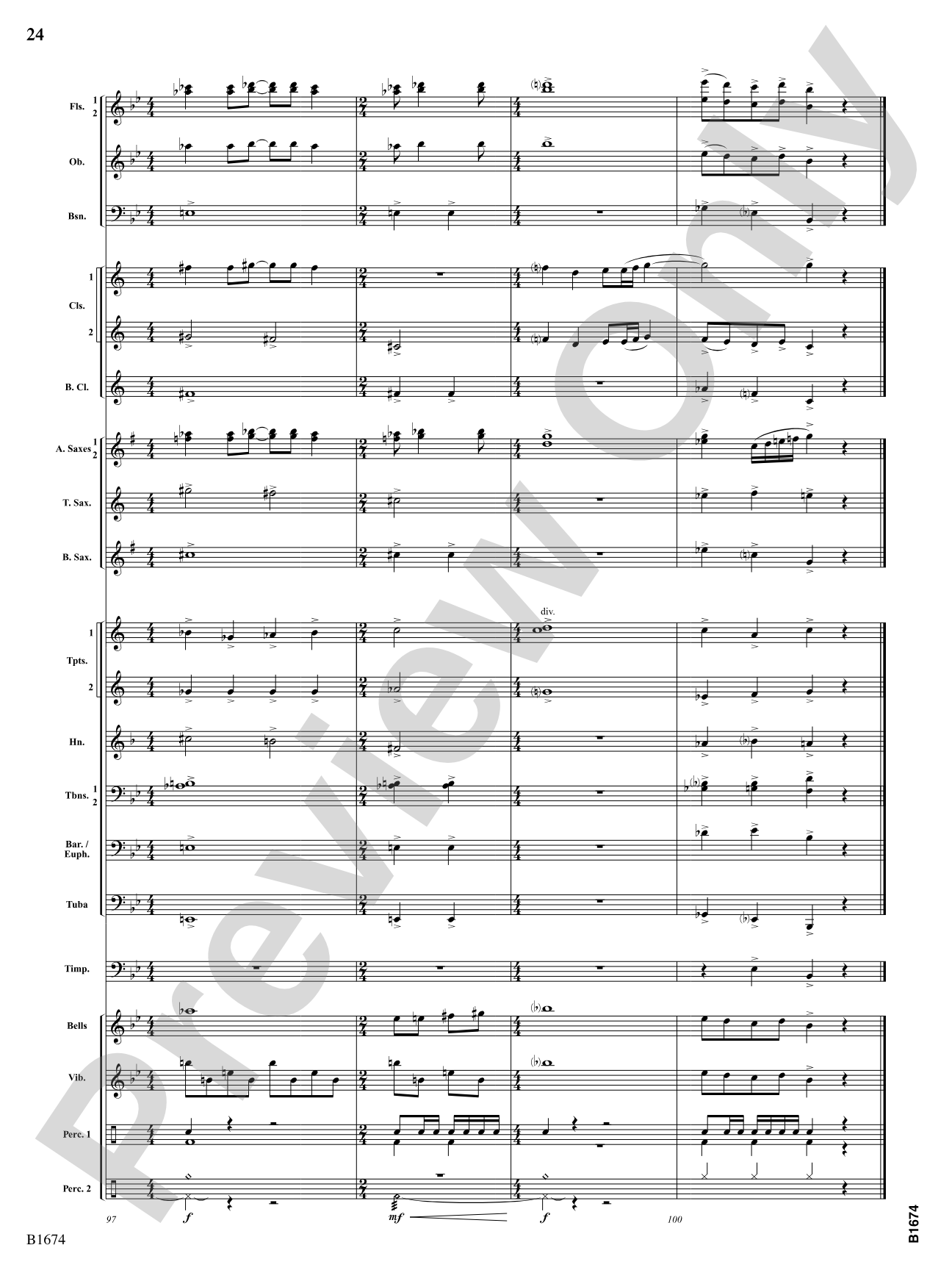 Synthesis: Concert Band Conductor Score & Parts
