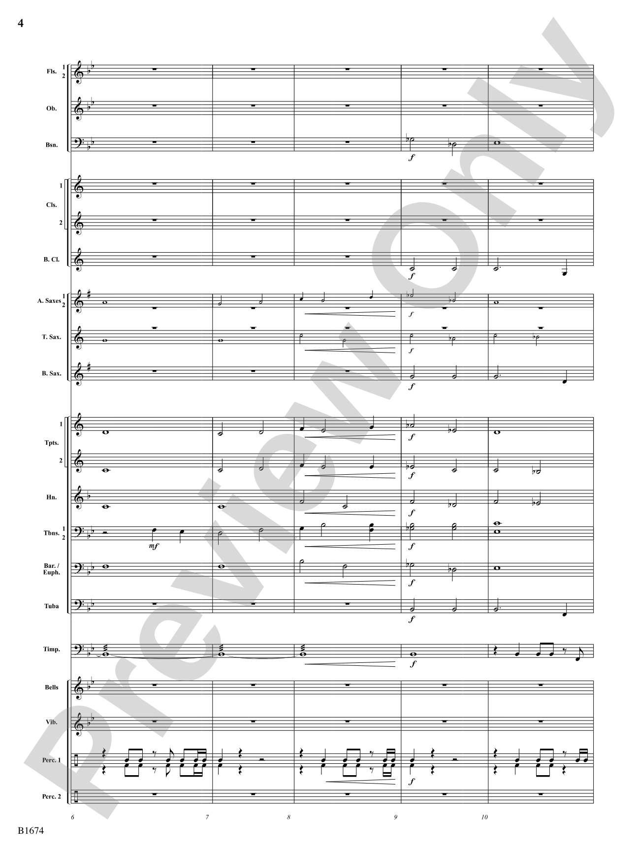Synthesis: Concert Band Conductor Score & Parts