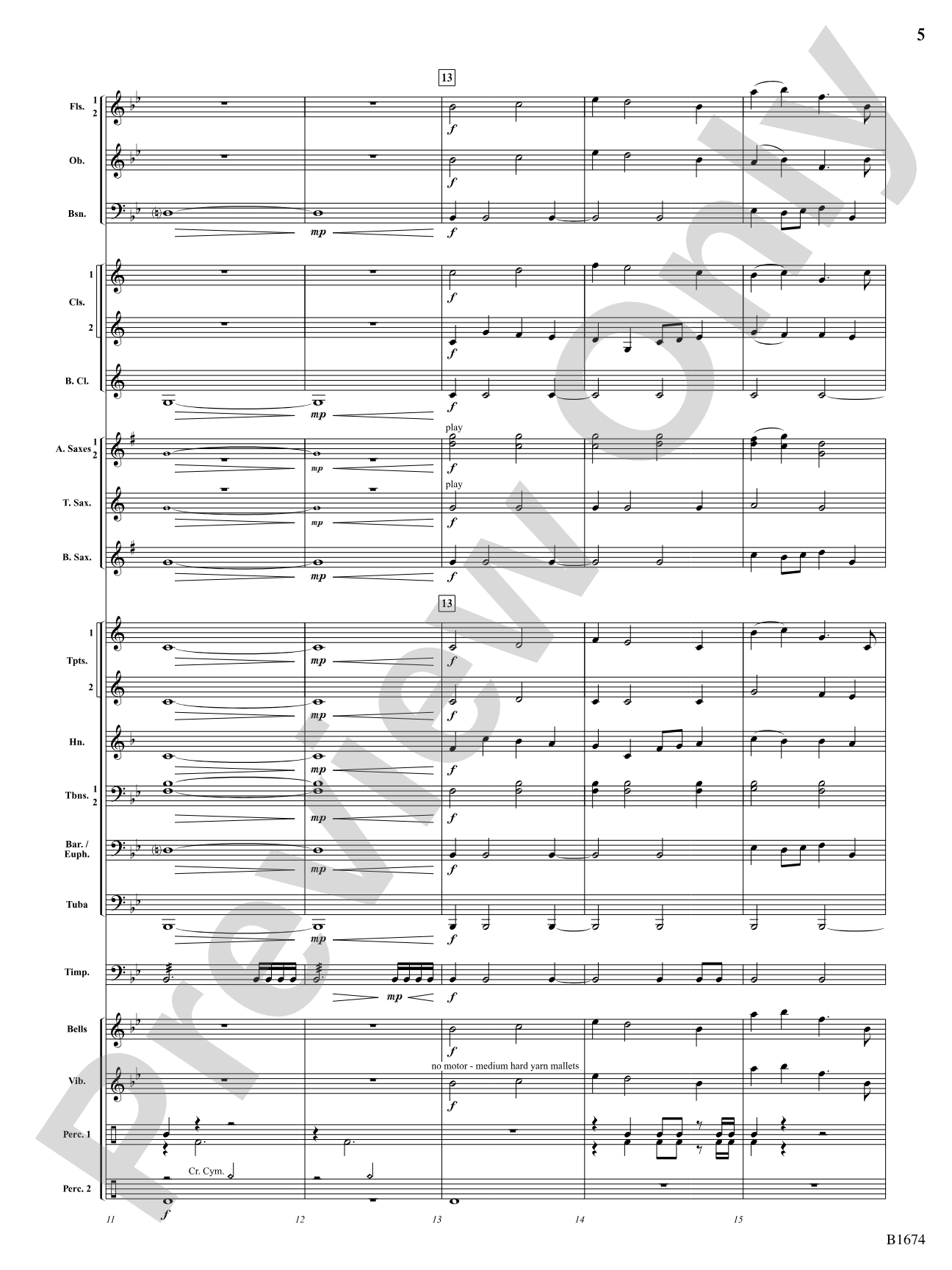 Synthesis: Concert Band Conductor Score & Parts