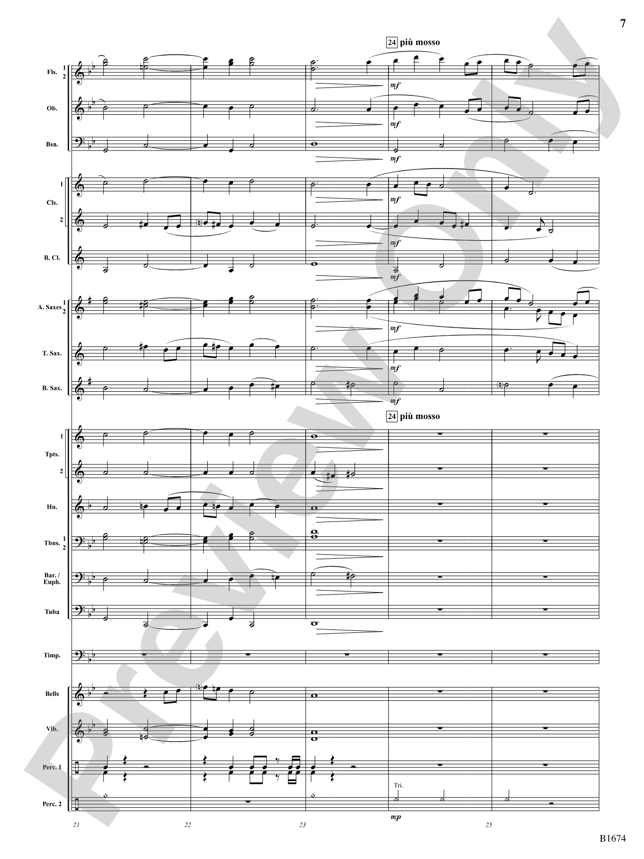 Synthesis: Concert Band Conductor Score & Parts