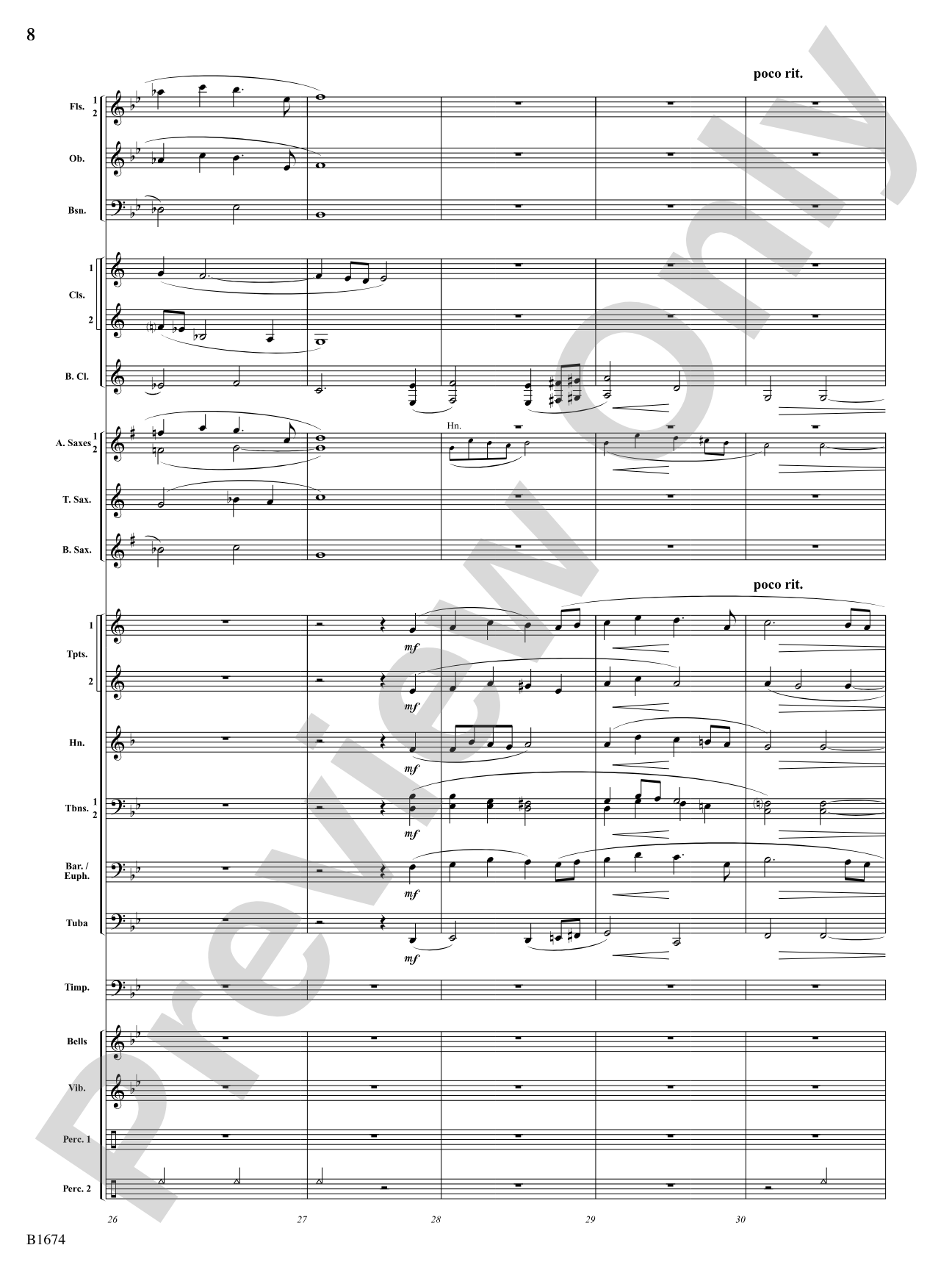 Synthesis: Concert Band Conductor Score & Parts