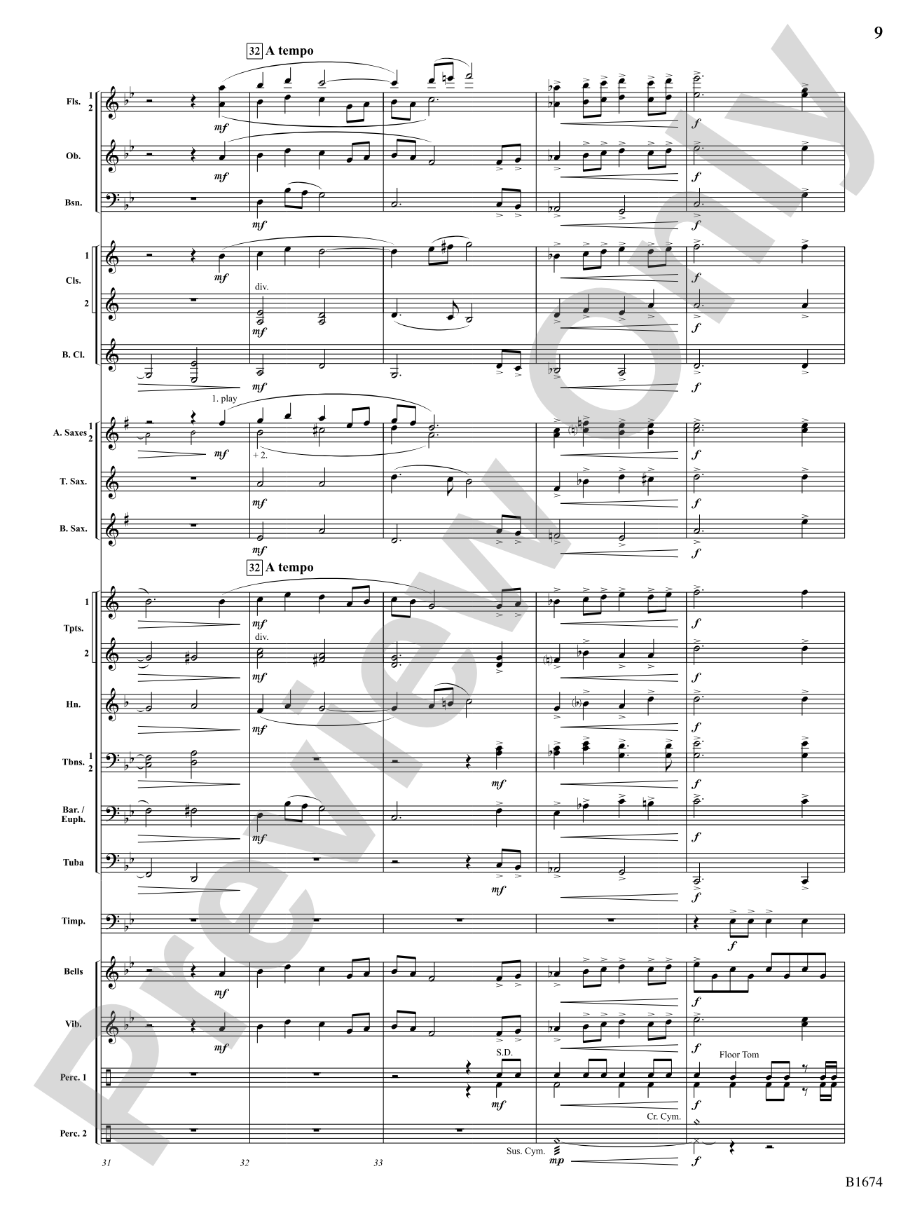 Synthesis: Concert Band Conductor Score & Parts