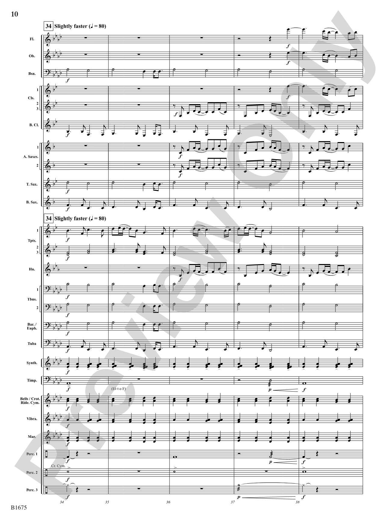 In These Last Day of Autumn...: Concert Band Conductor Score & Parts