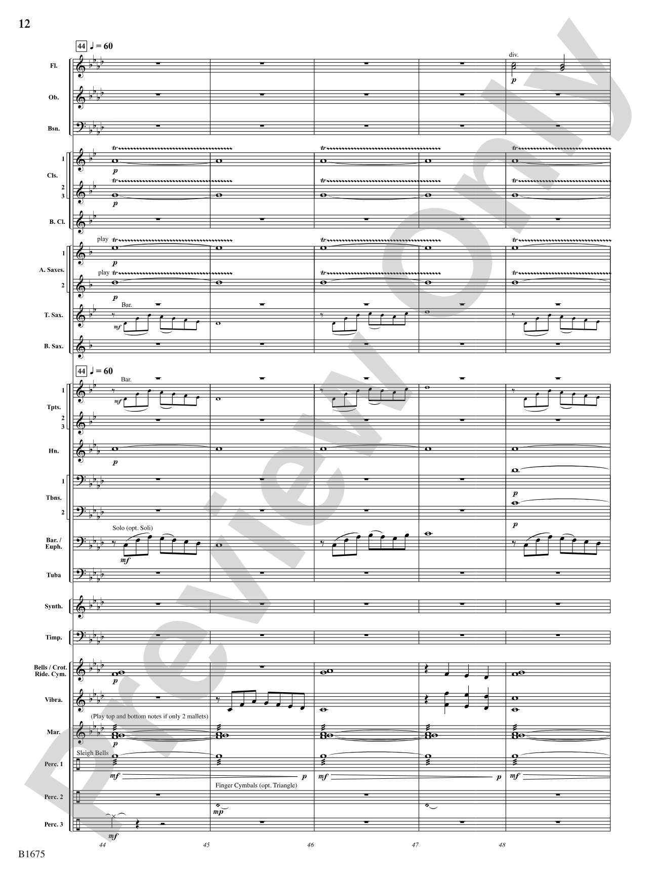 In These Last Day of Autumn...: Concert Band Conductor Score & Parts