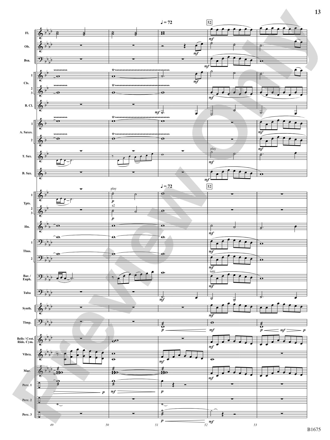 In These Last Day of Autumn...: Concert Band Conductor Score & Parts