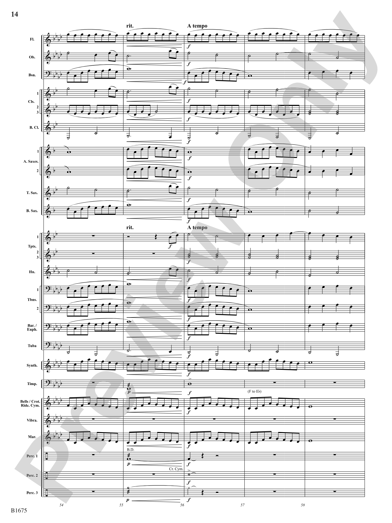 In These Last Day of Autumn...: Concert Band Conductor Score & Parts