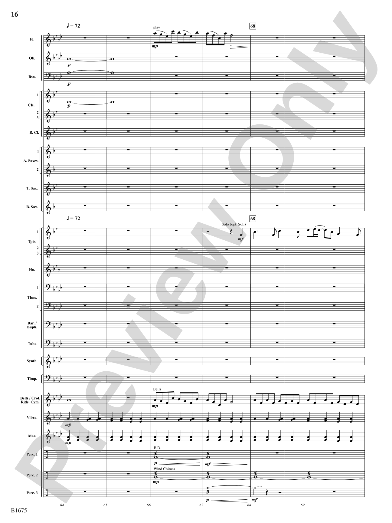 In These Last Day of Autumn...: Concert Band Conductor Score & Parts