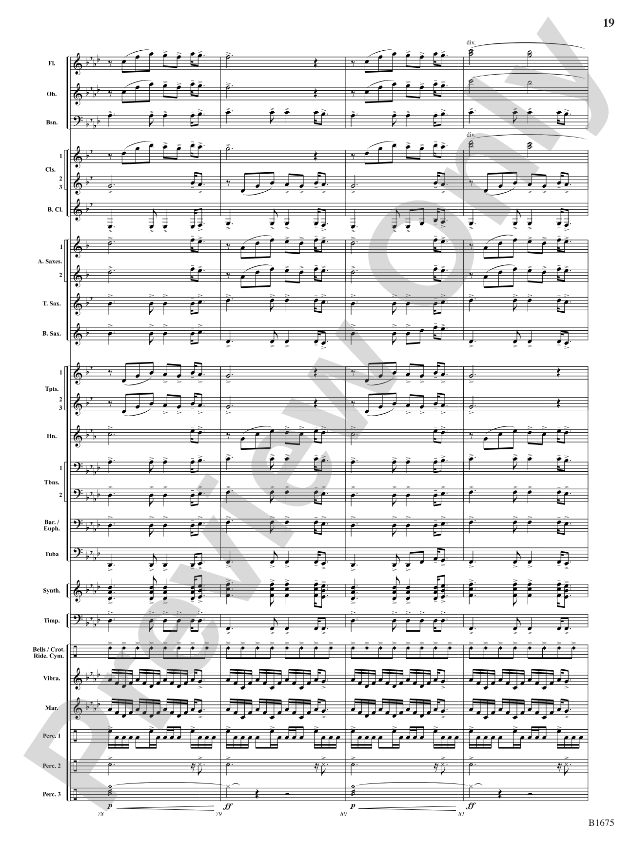 In These Last Day of Autumn...: Concert Band Conductor Score & Parts