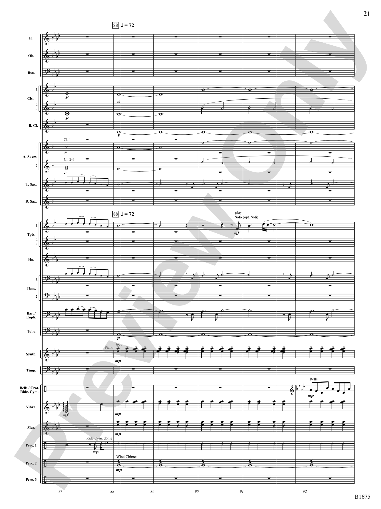In These Last Day of Autumn...: Concert Band Conductor Score & Parts