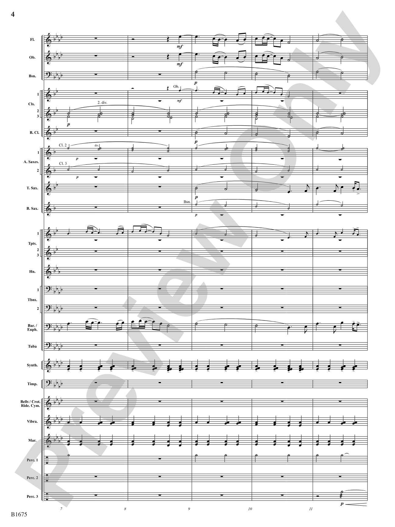 In These Last Day of Autumn...: Concert Band Conductor Score & Parts