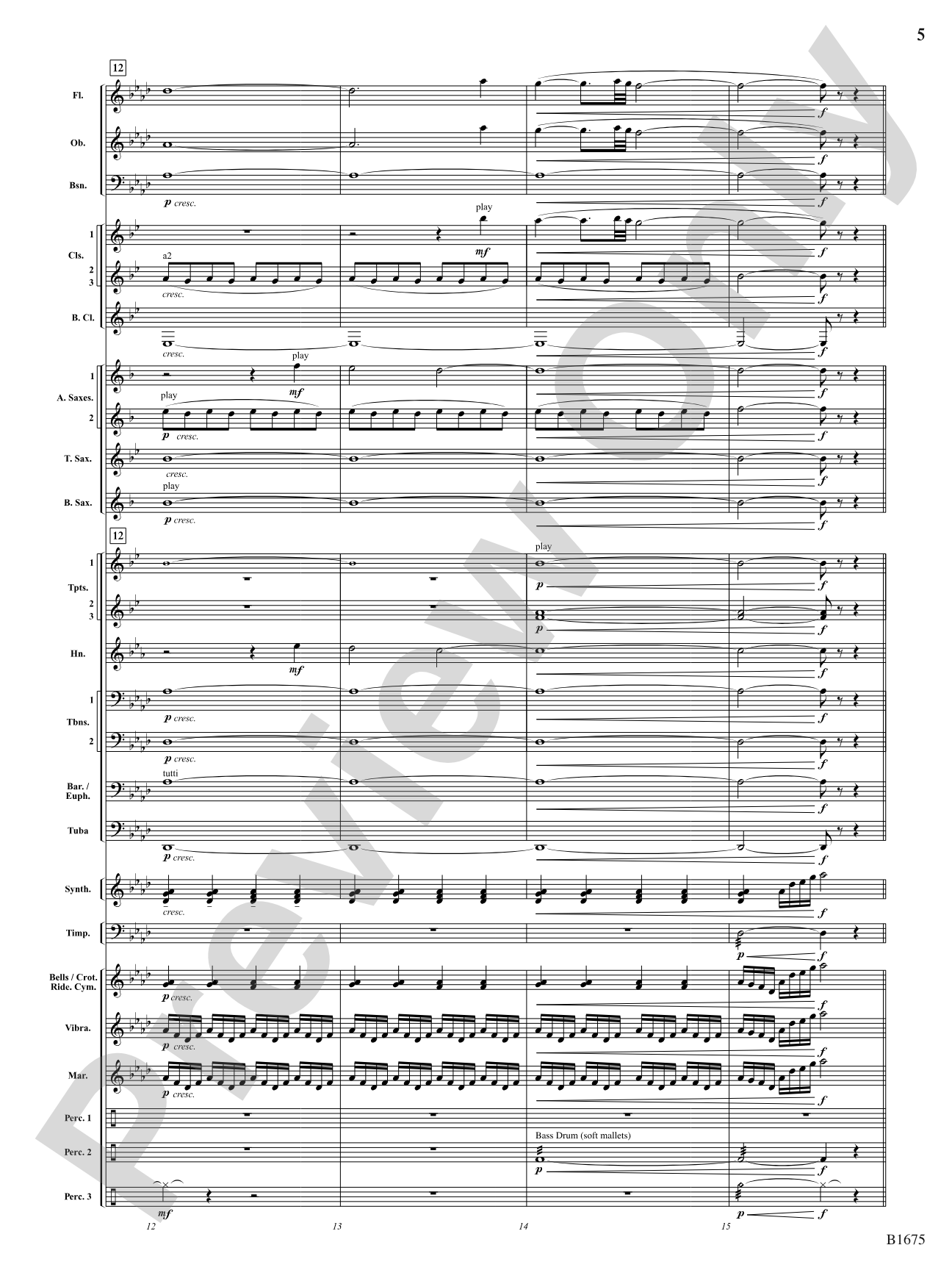 In These Last Day of Autumn...: Concert Band Conductor Score & Parts