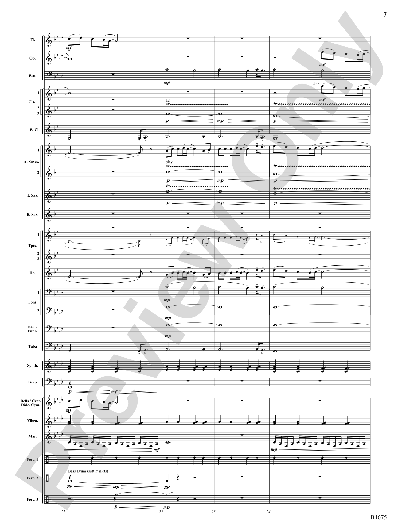 In These Last Day of Autumn...: Concert Band Conductor Score & Parts