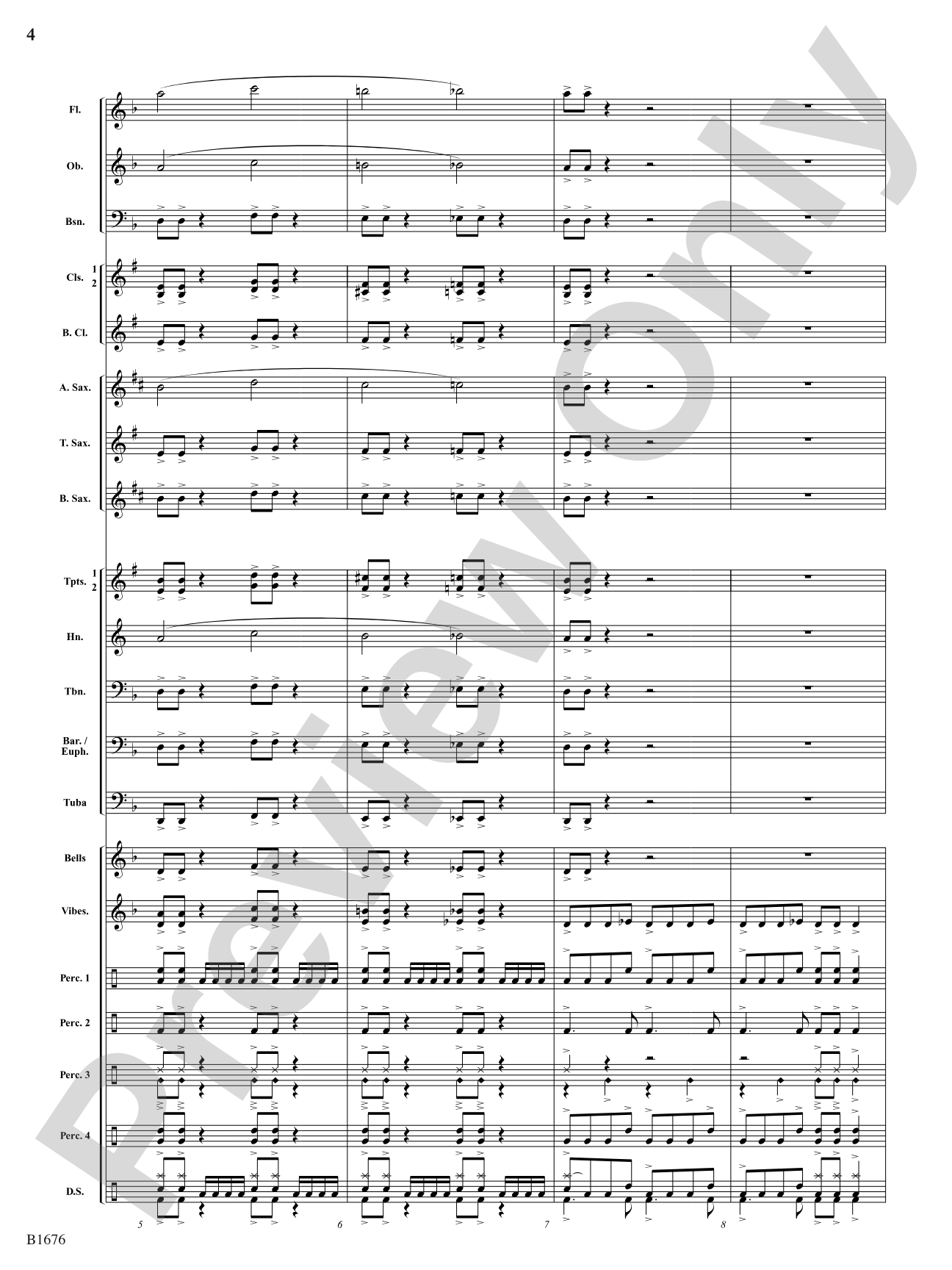 Metalheads: Concert Band Conductor Score & Parts