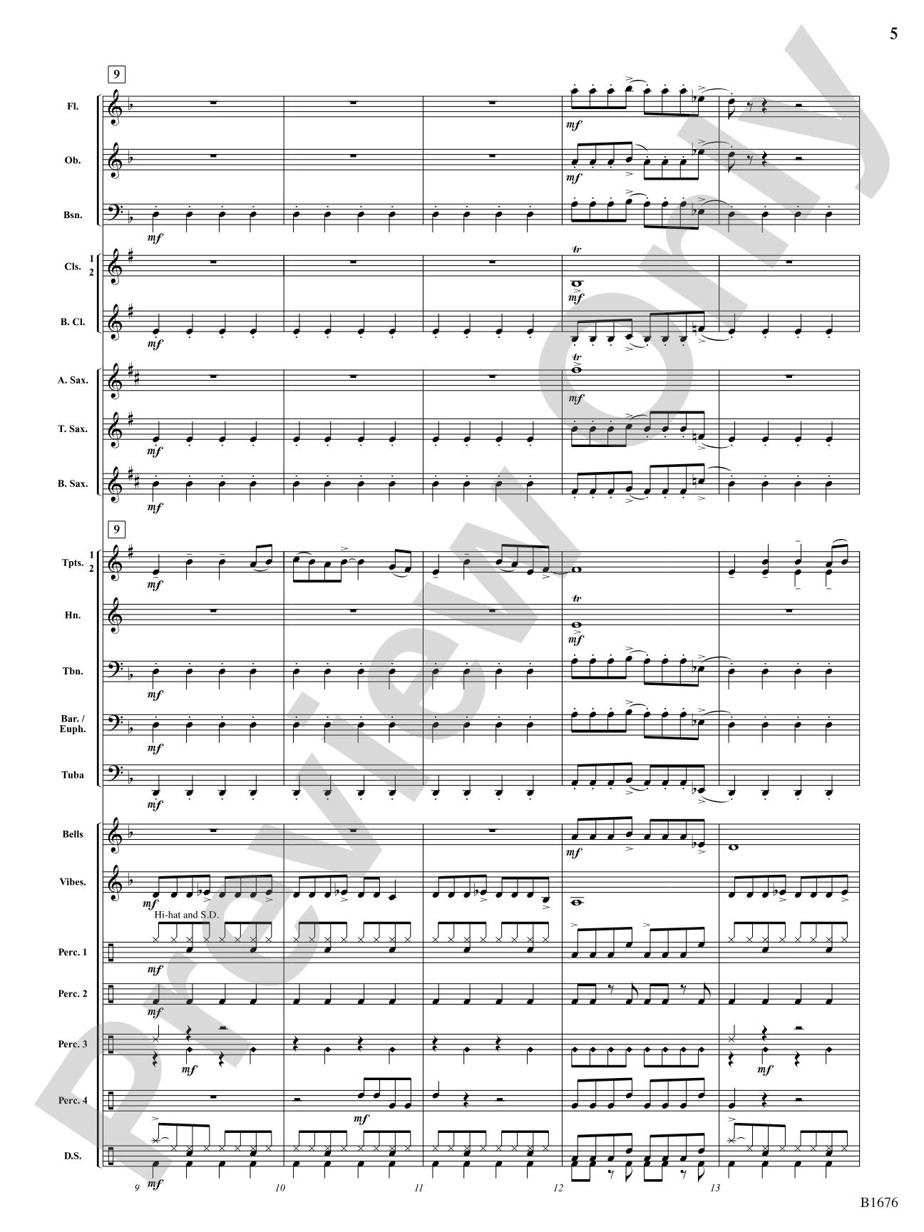 Metalheads: Concert Band Conductor Score & Parts