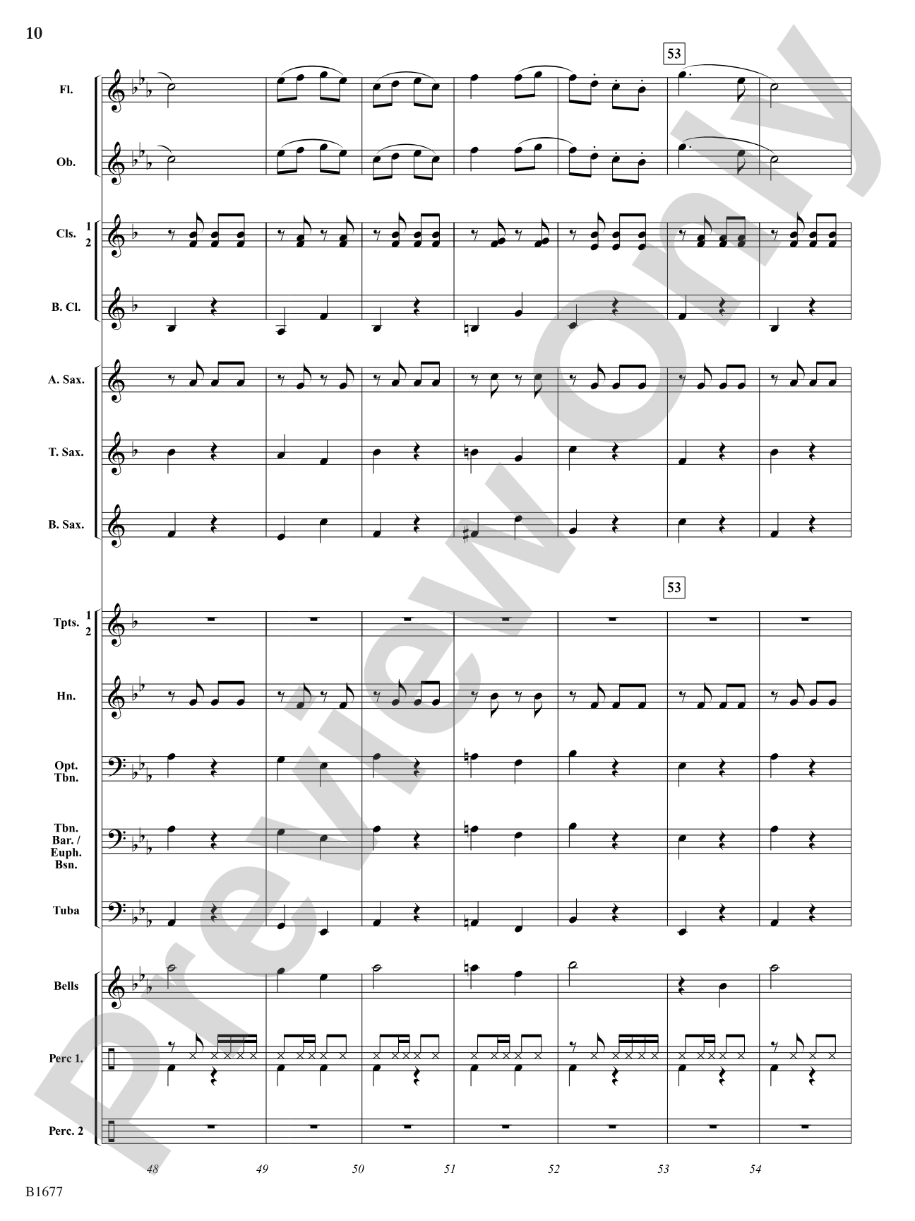 Ten Marches in Two Minutes: Concert Band Conductor Score & Parts