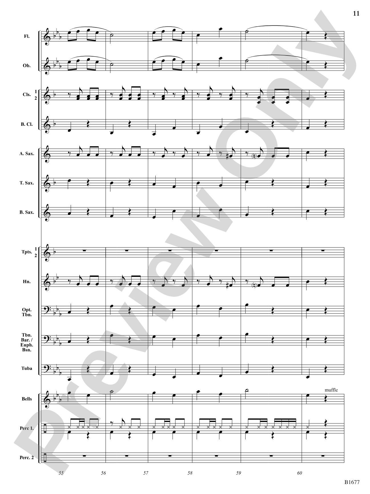 Ten Marches in Two Minutes: Concert Band Conductor Score & Parts