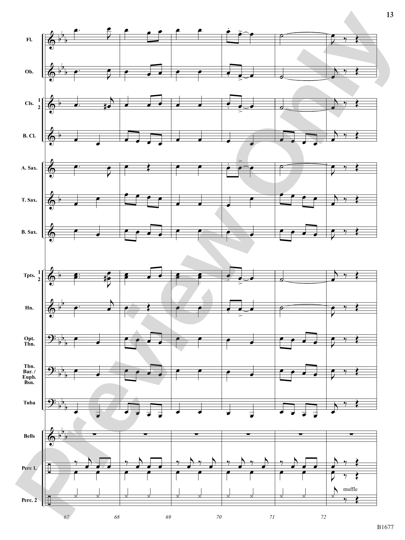 Ten Marches in Two Minutes: Concert Band Conductor Score & Parts