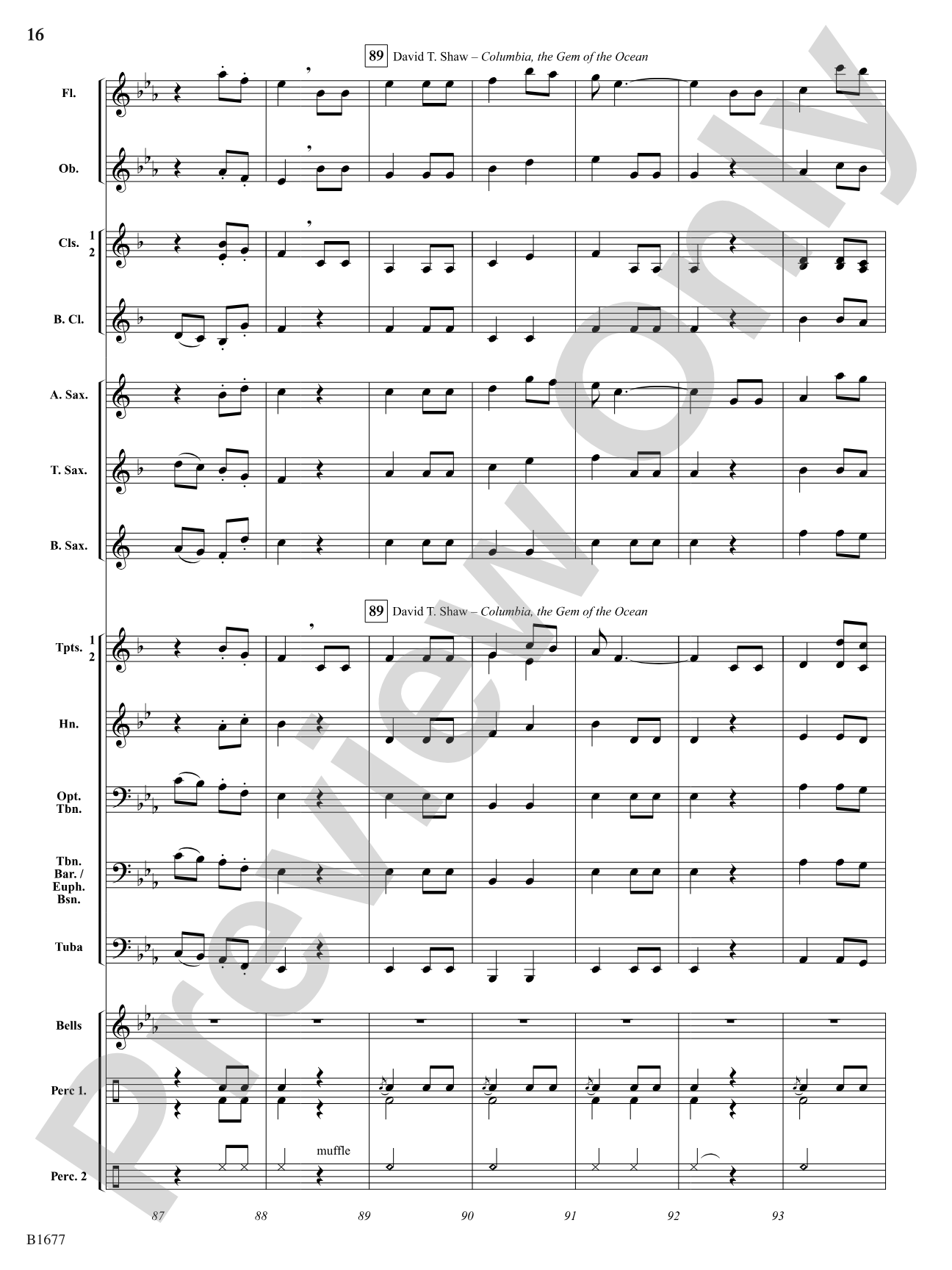 Ten Marches in Two Minutes: Concert Band Conductor Score & Parts