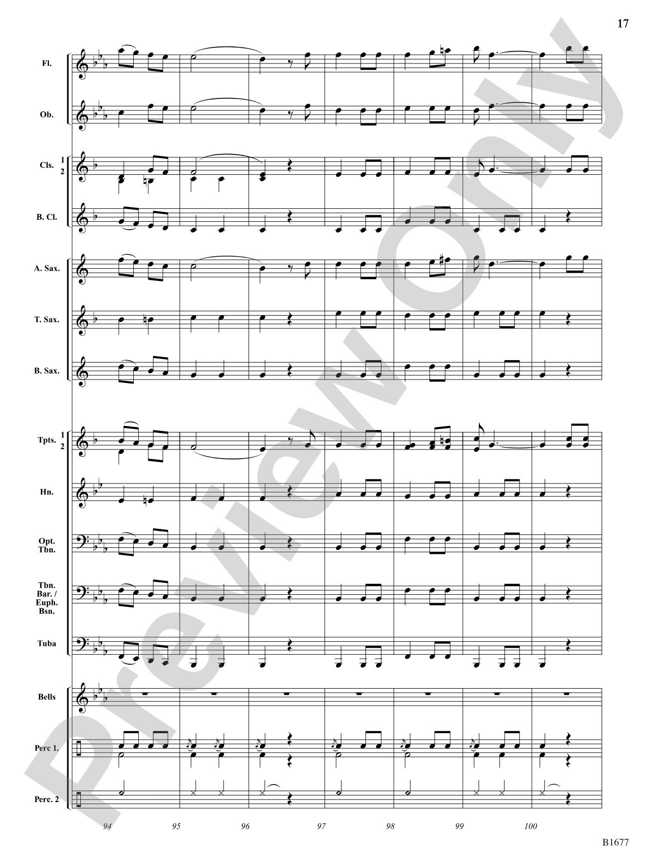 Ten Marches in Two Minutes: Concert Band Conductor Score & Parts