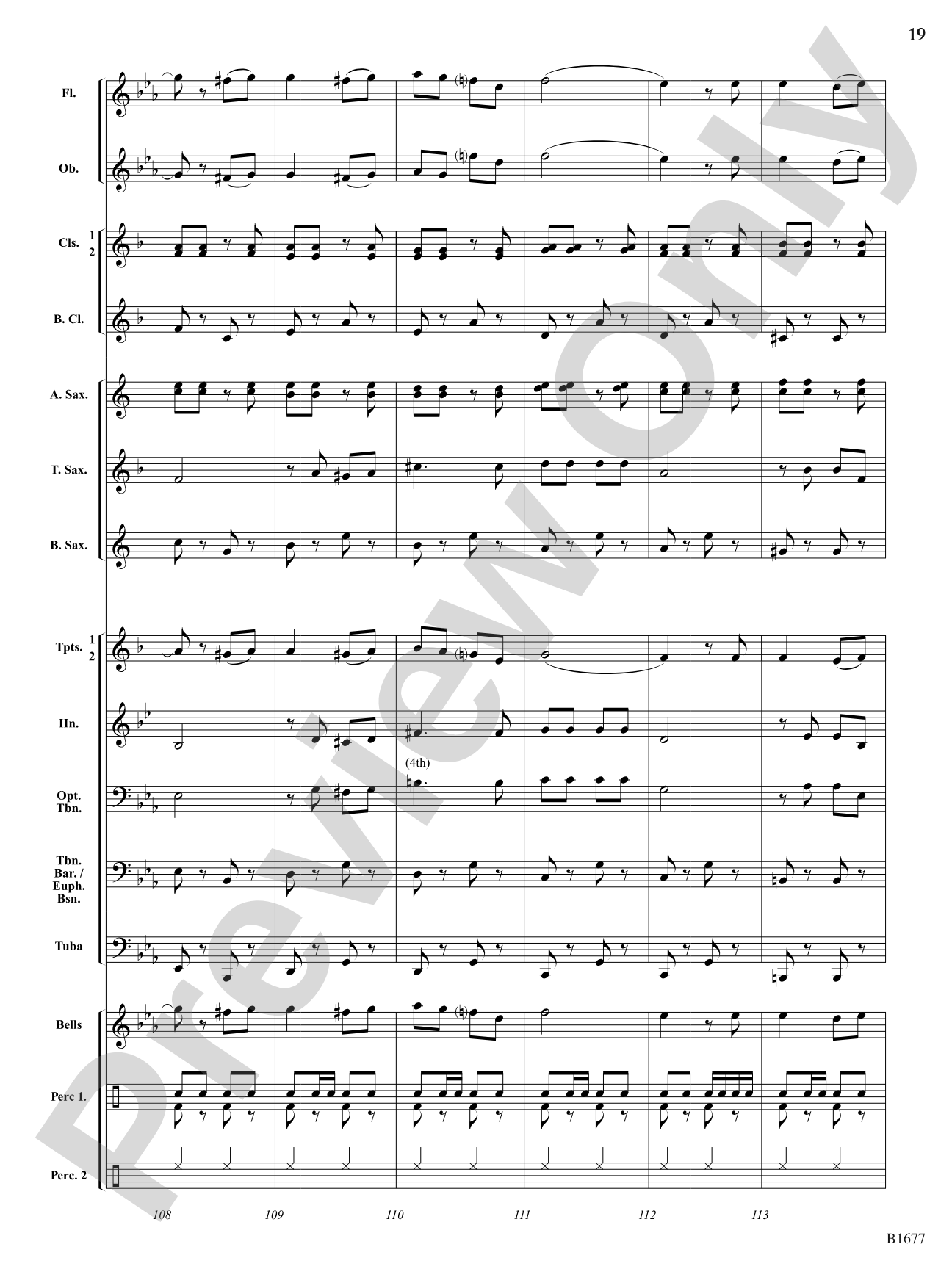Ten Marches in Two Minutes: Concert Band Conductor Score & Parts