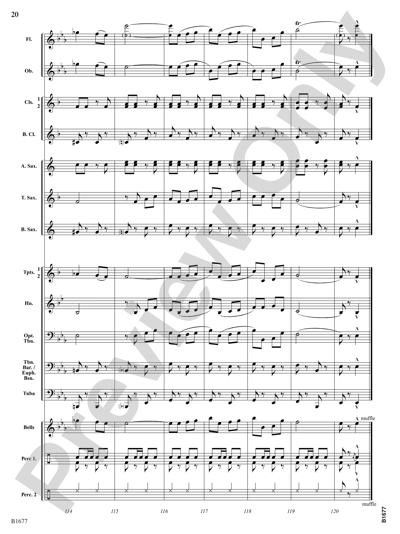 Ten Marches in Two Minutes: Concert Band Conductor Score & Parts