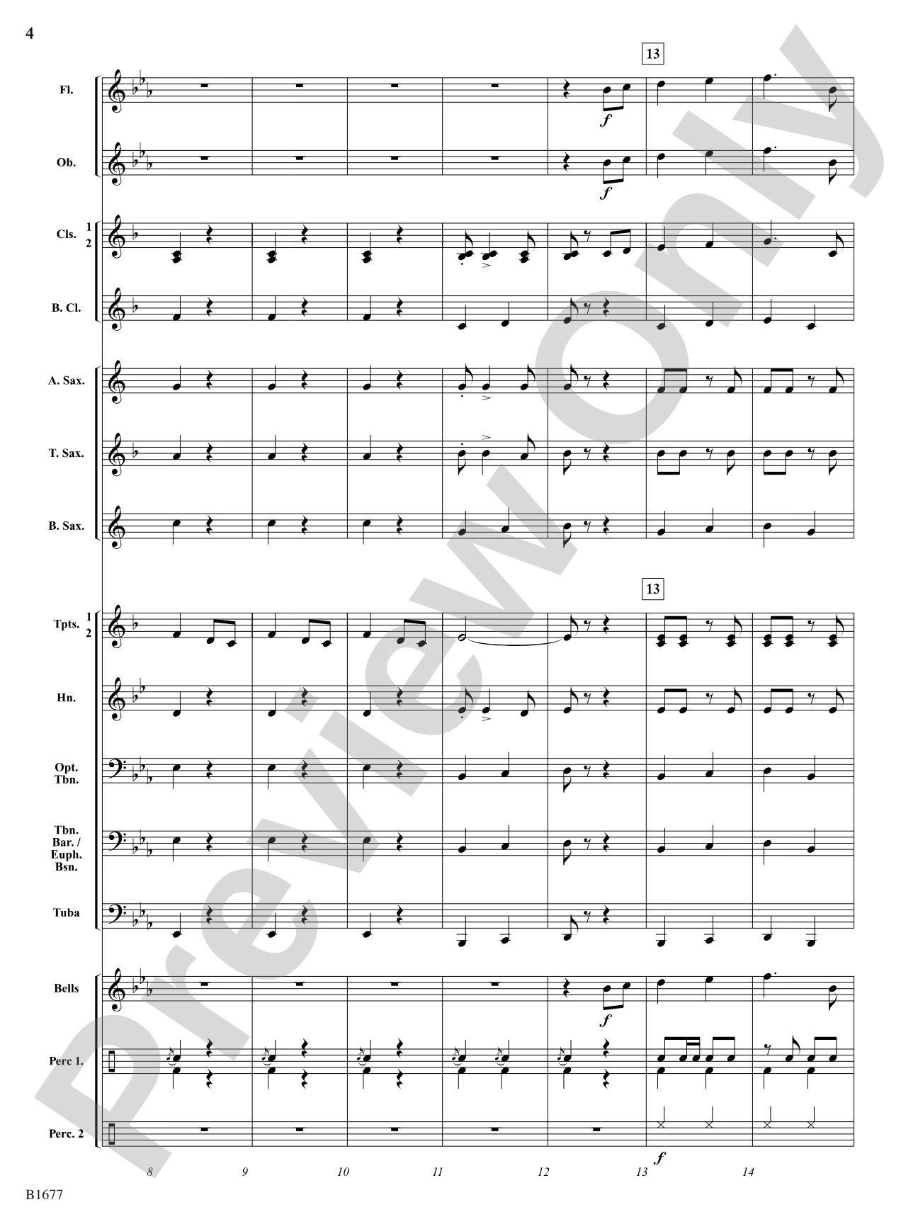 Ten Marches in Two Minutes: Concert Band Conductor Score & Parts