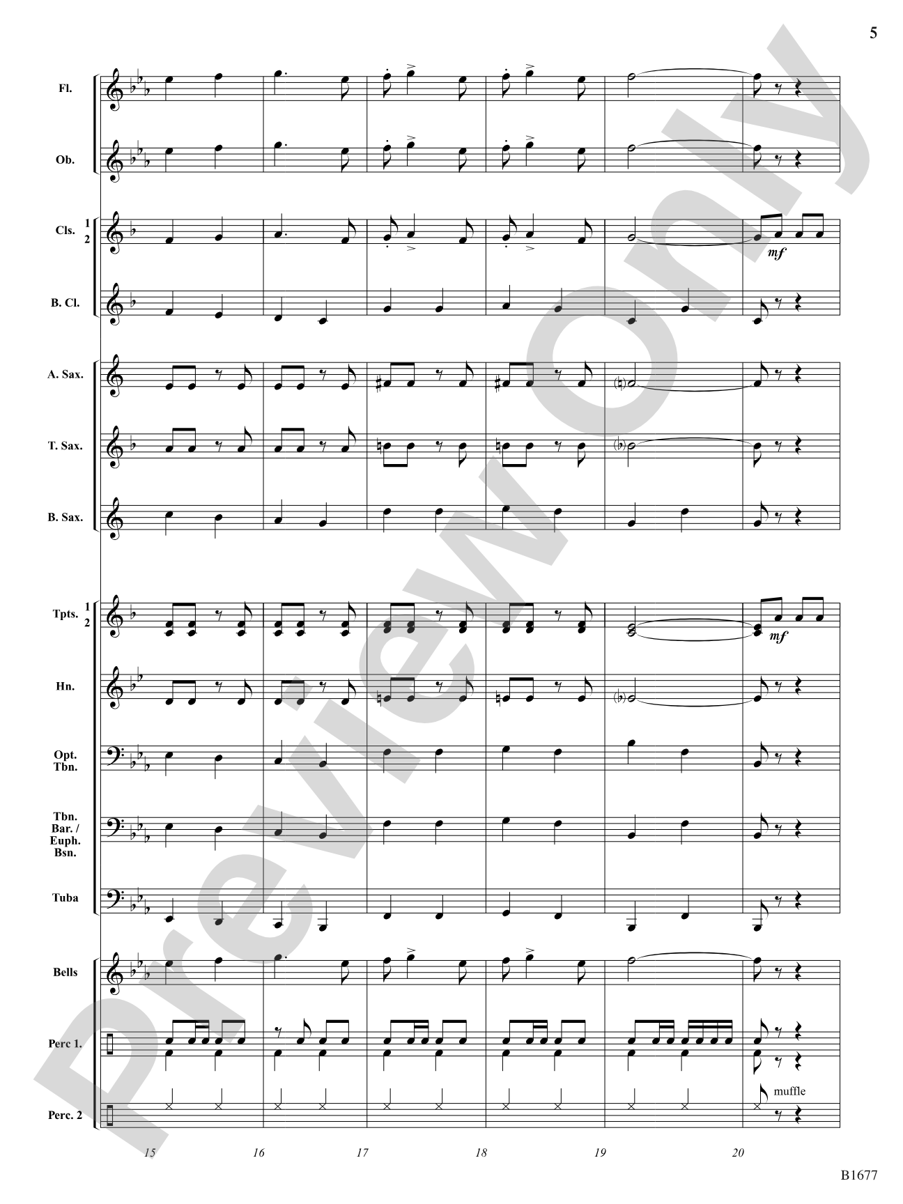 Ten Marches in Two Minutes: Concert Band Conductor Score & Parts