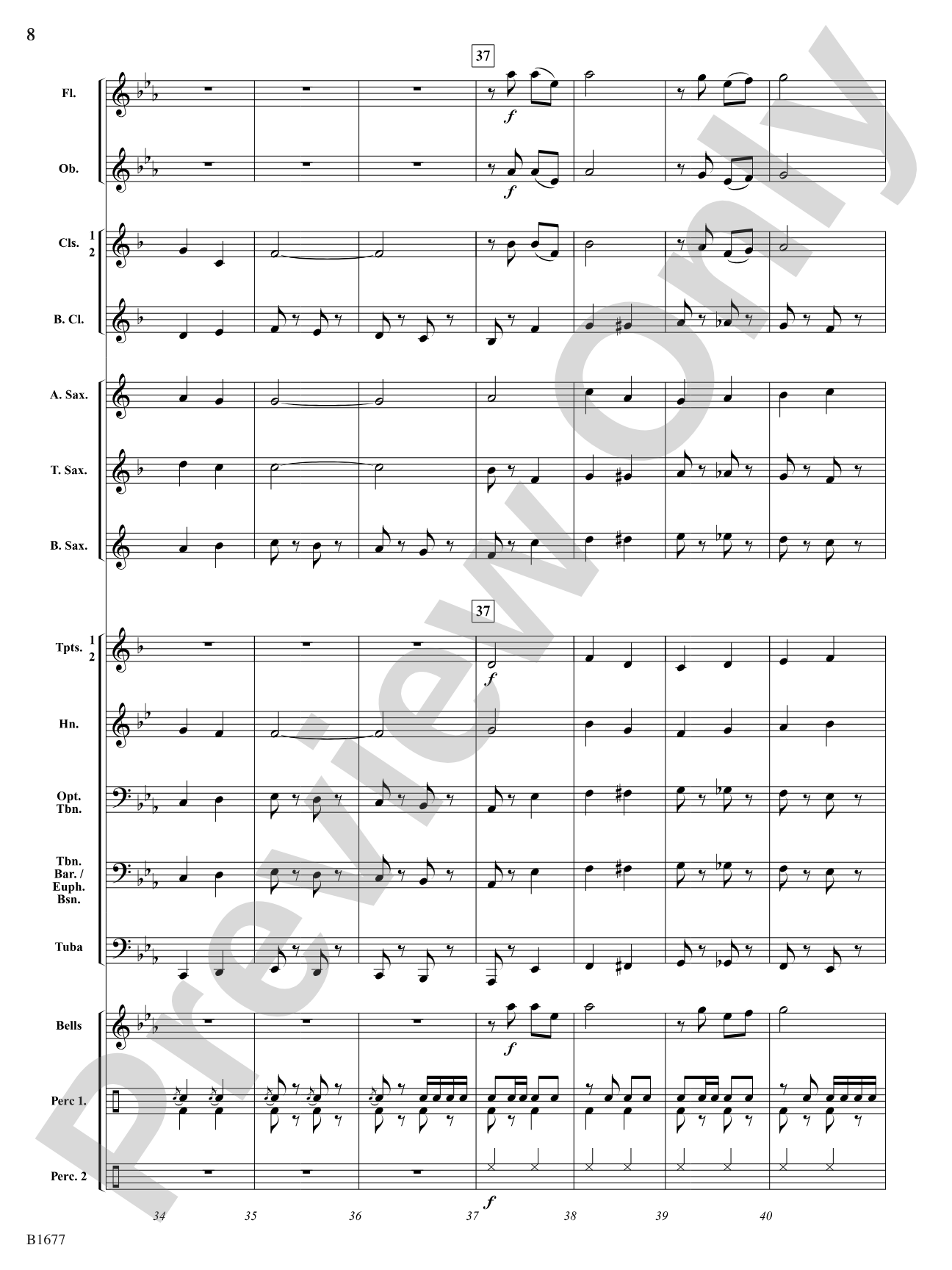 Ten Marches in Two Minutes: Concert Band Conductor Score & Parts