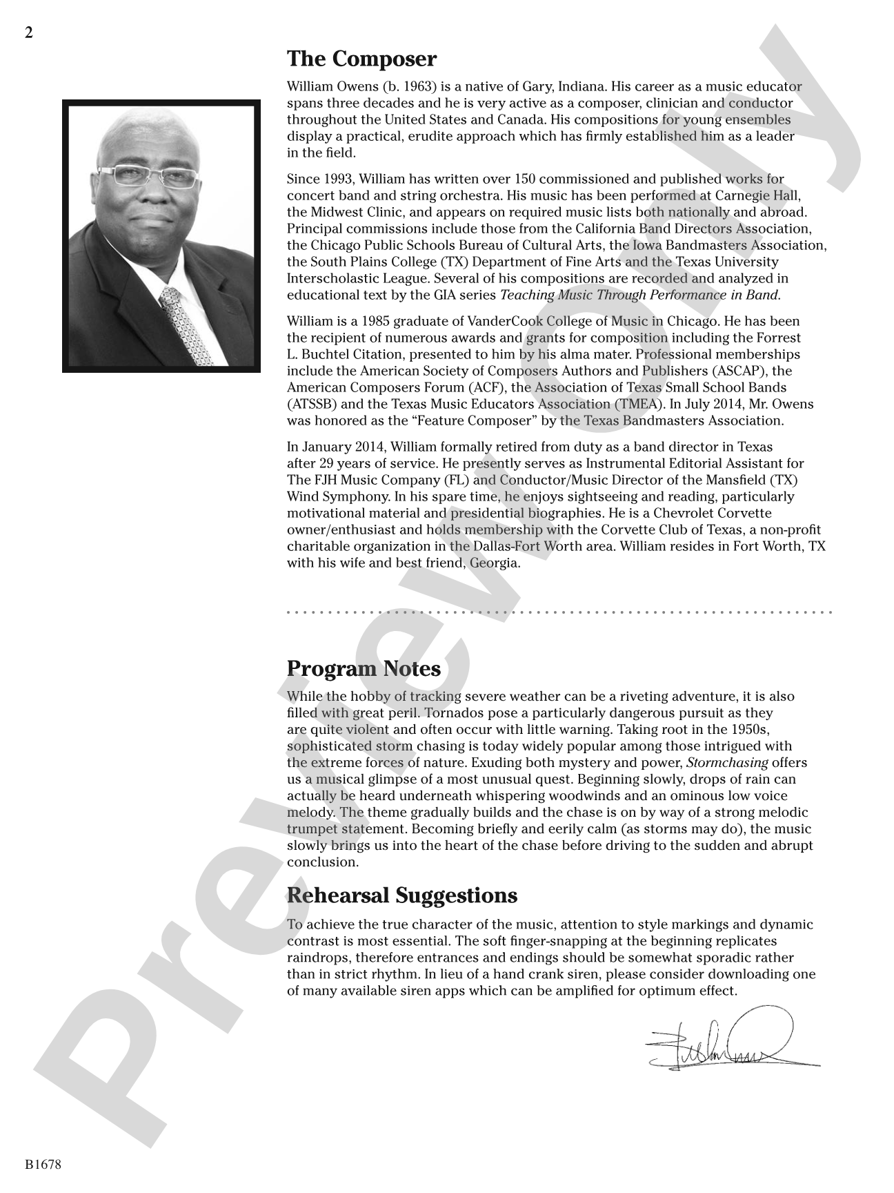 Stormchasing: Concert Band Conductor Score & Parts
