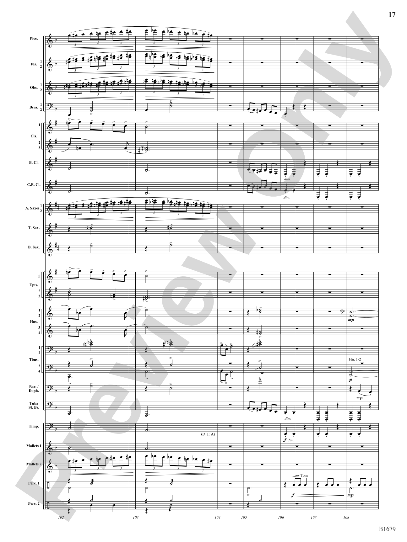 Shadow Waltzes: Concert Band Conductor Score & Parts