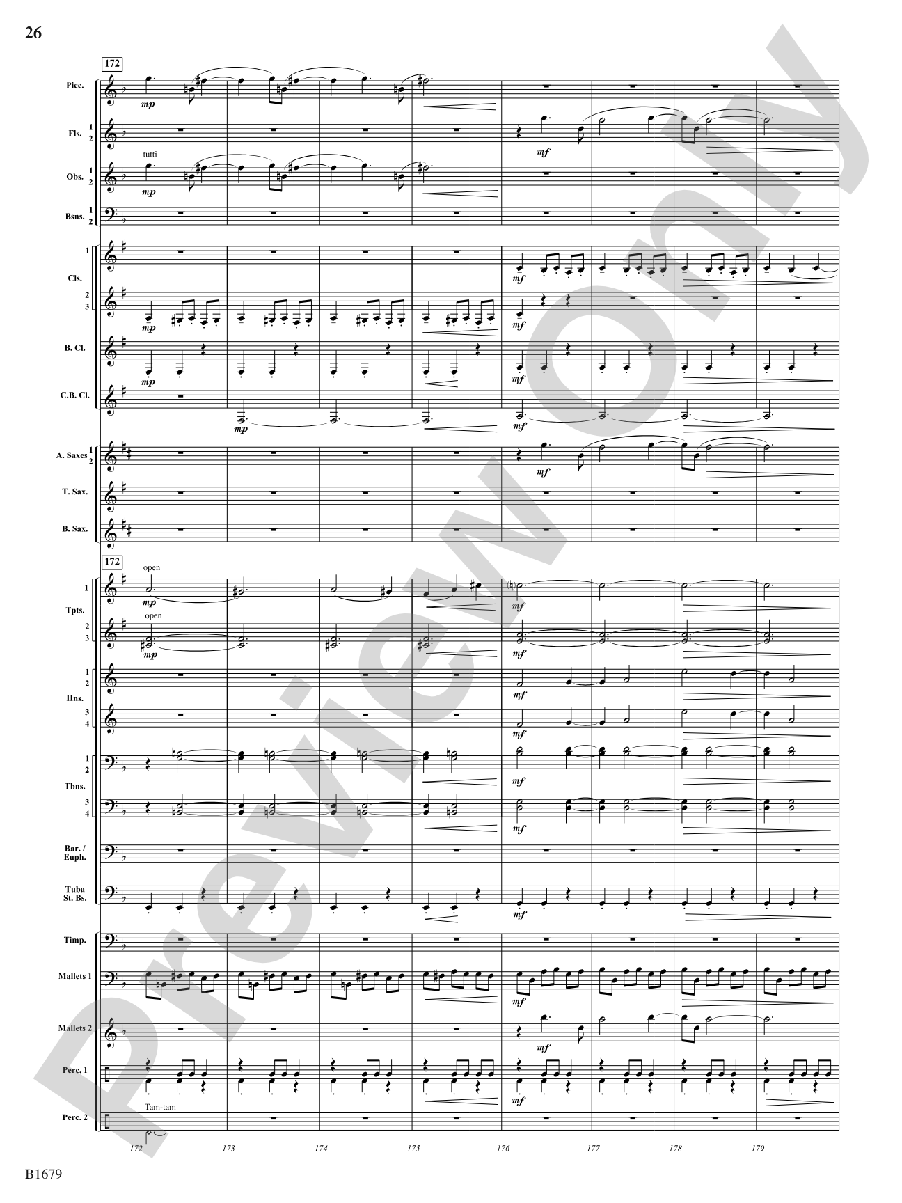 Shadow Waltzes: Concert Band Conductor Score & Parts