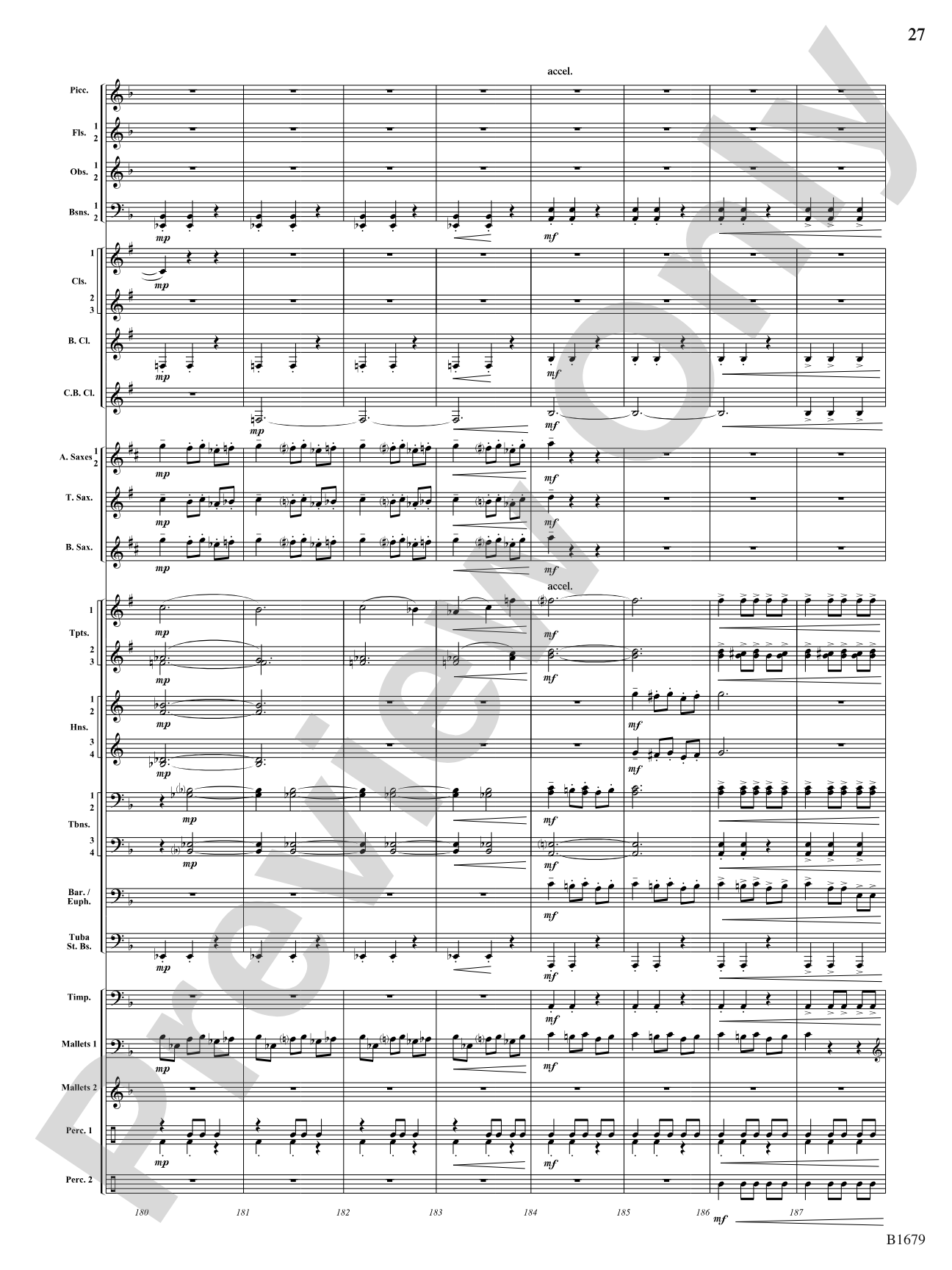 Shadow Waltzes: Concert Band Conductor Score & Parts