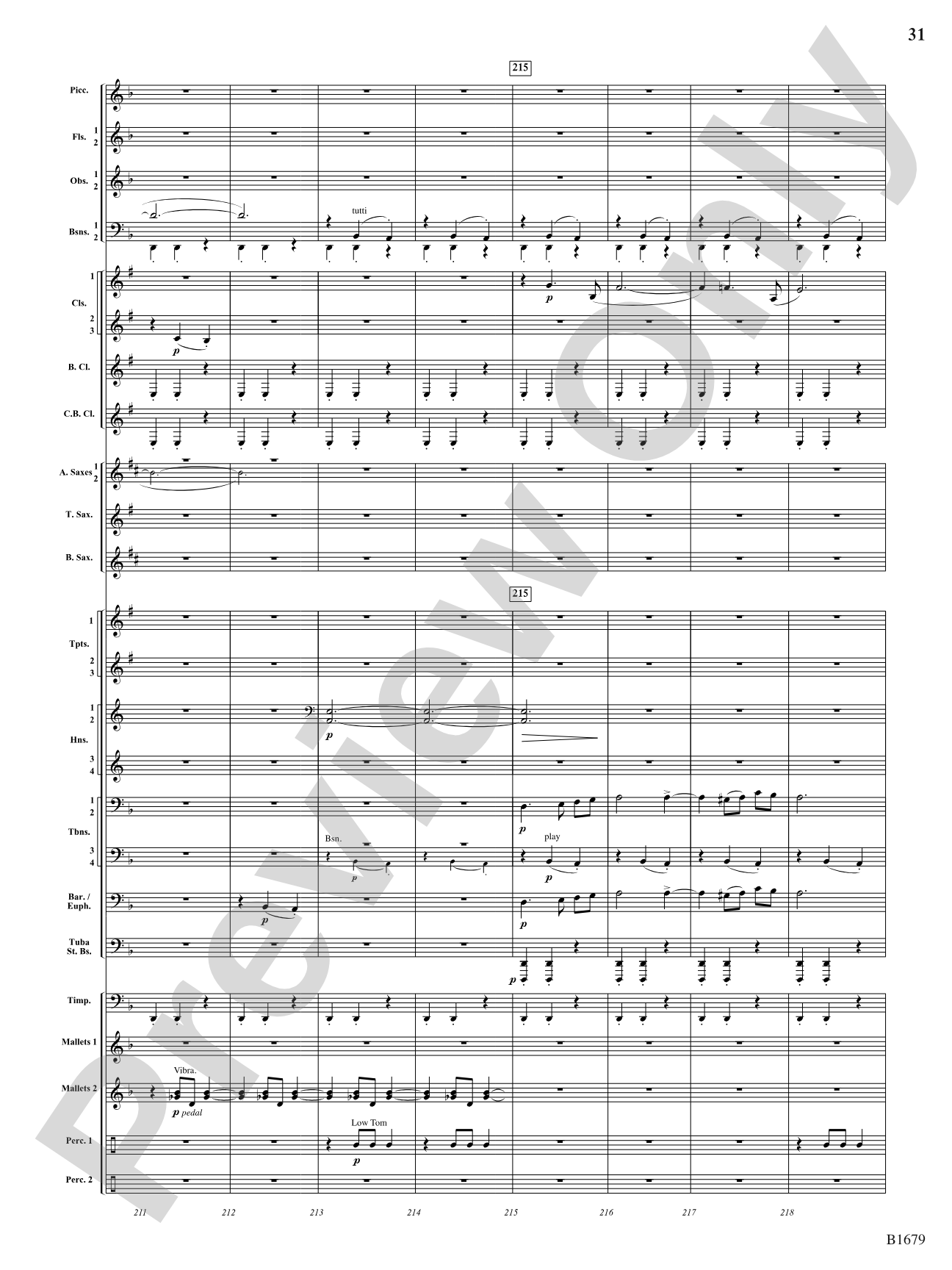 Shadow Waltzes: Concert Band Conductor Score & Parts