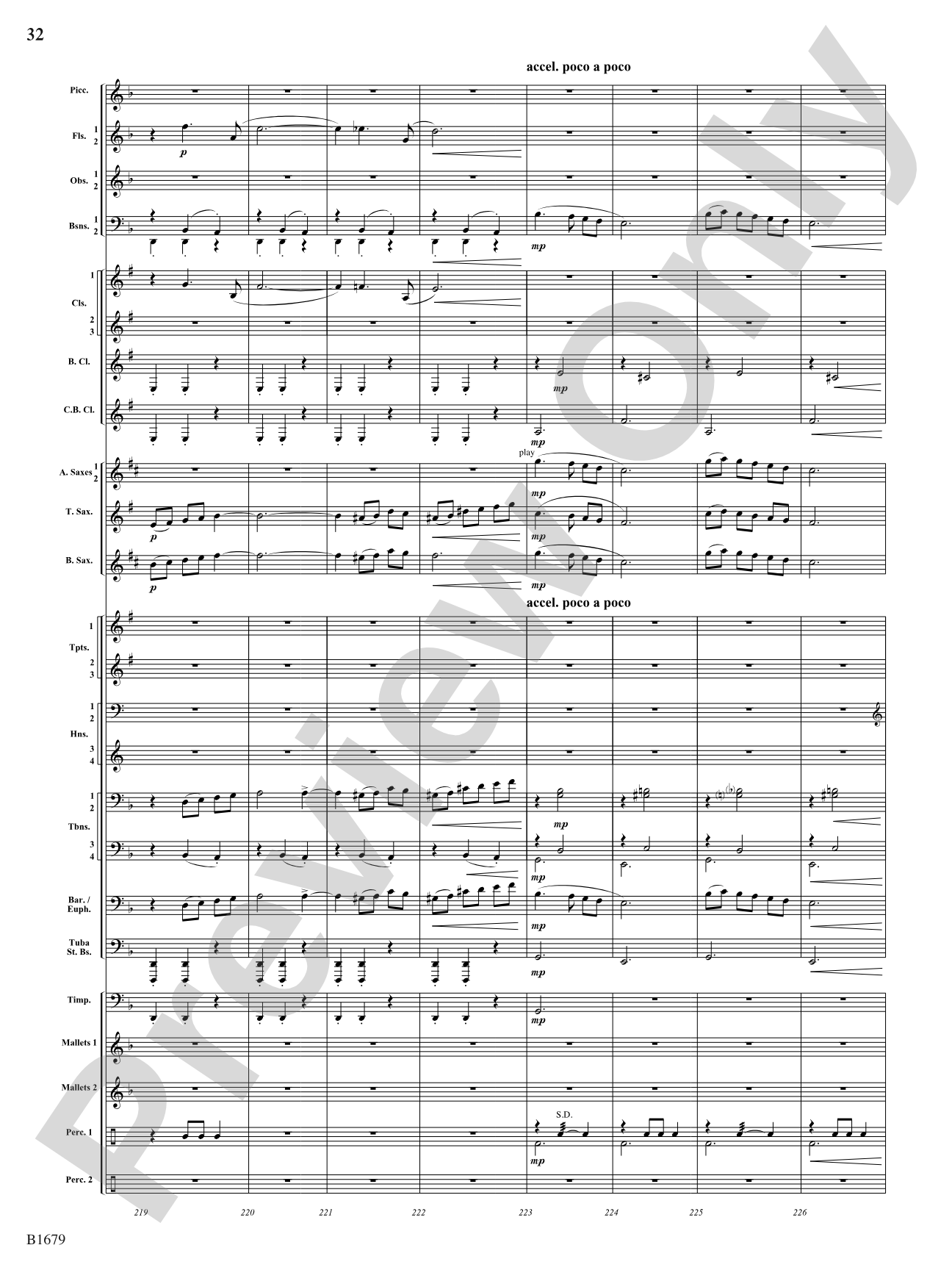 Shadow Waltzes: Concert Band Conductor Score & Parts
