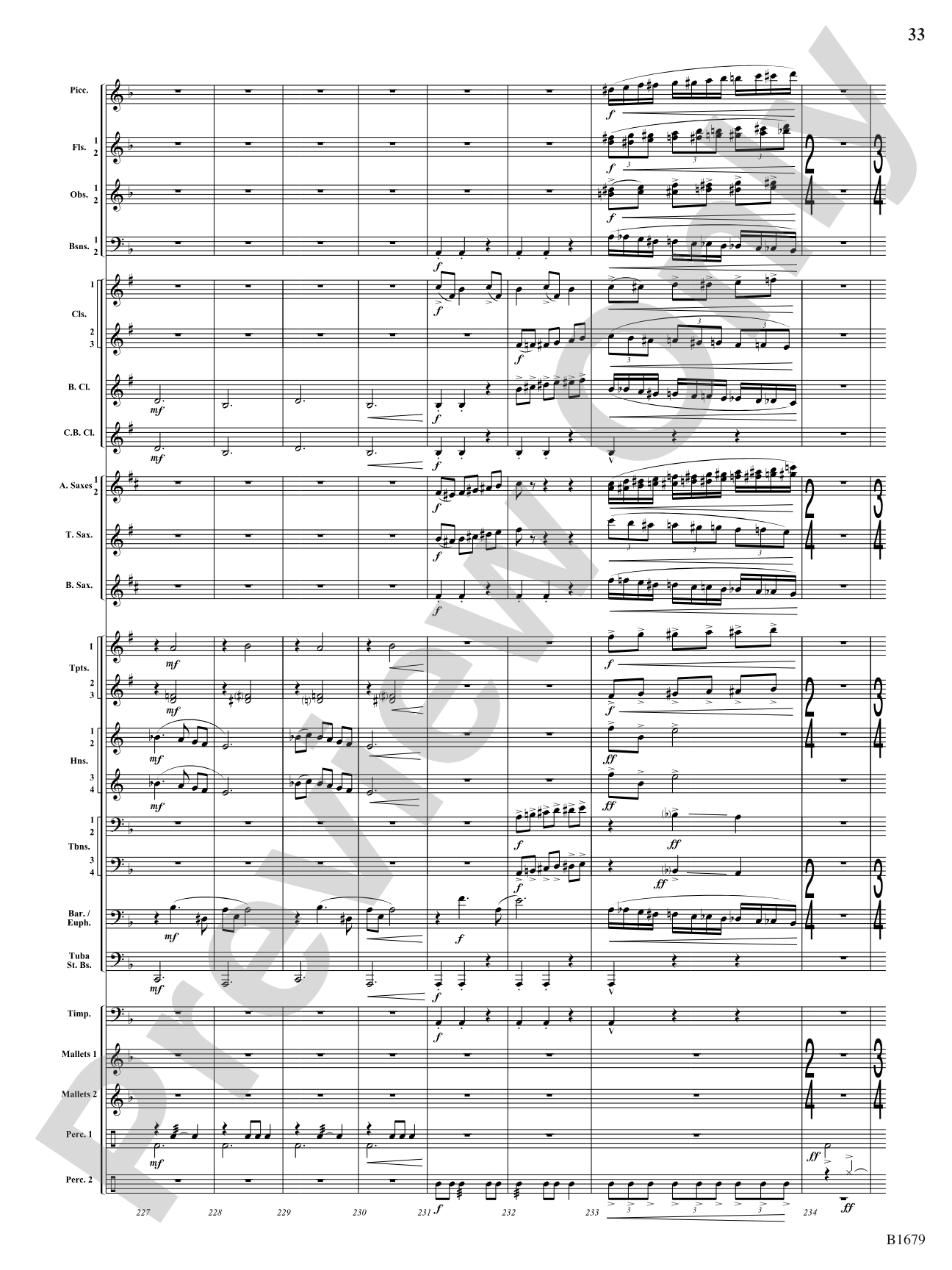 Shadow Waltzes: Concert Band Conductor Score & Parts