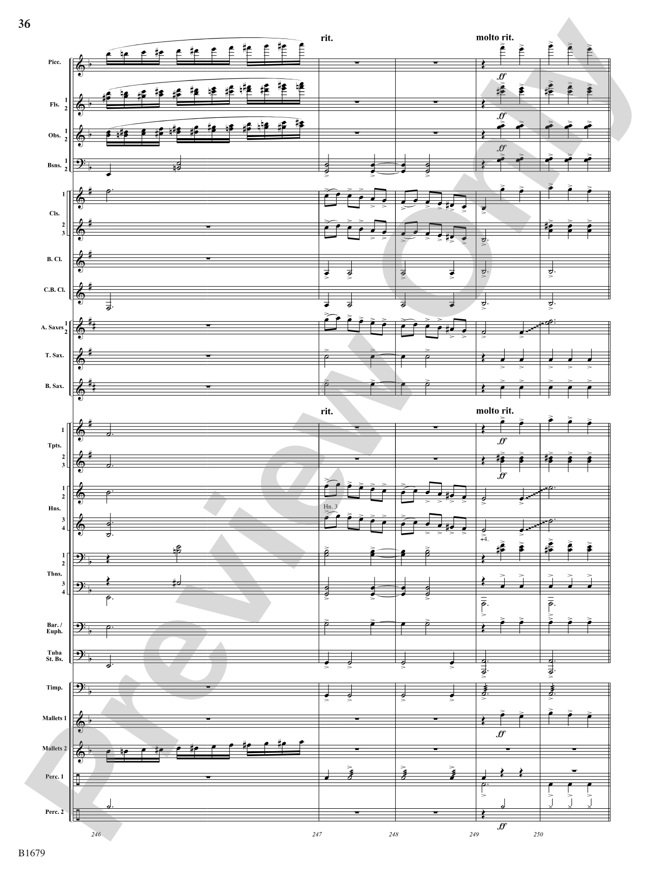 Shadow Waltzes: Concert Band Conductor Score & Parts