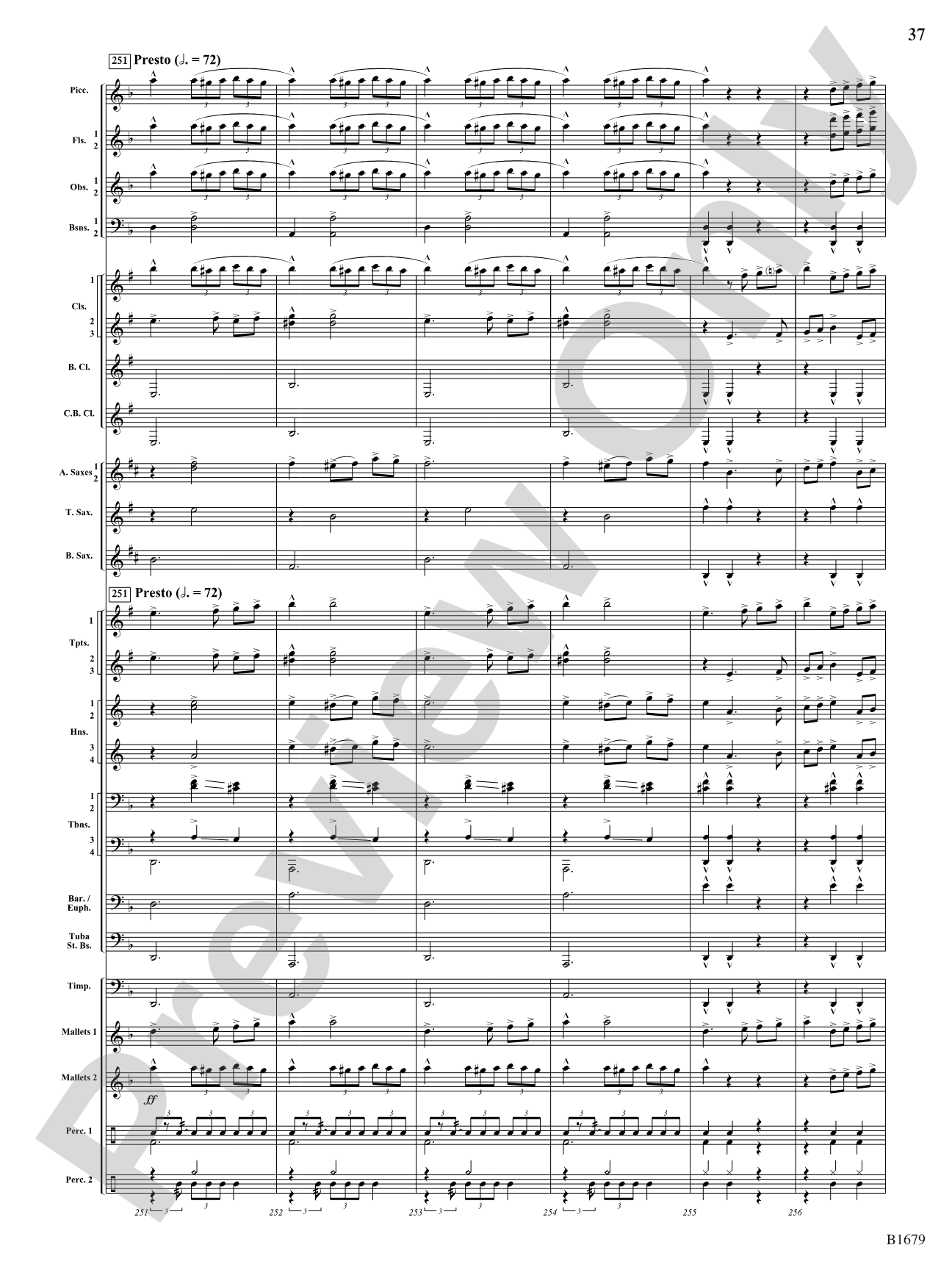 Shadow Waltzes: Concert Band Conductor Score & Parts