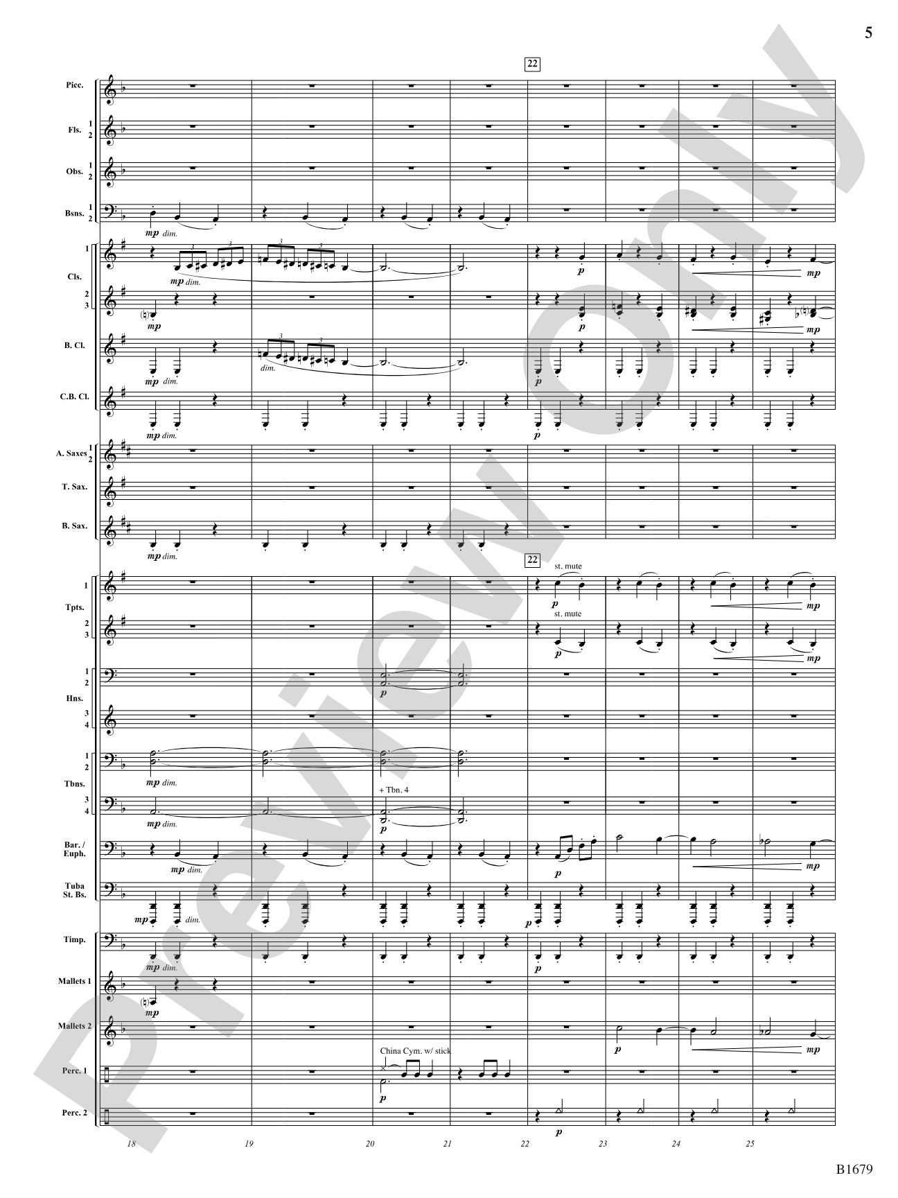 Shadow Waltzes: Concert Band Conductor Score & Parts