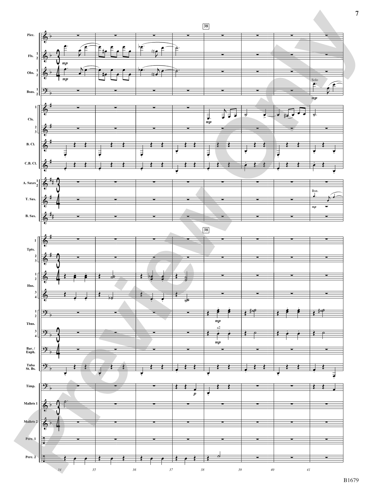 Shadow Waltzes: Concert Band Conductor Score & Parts