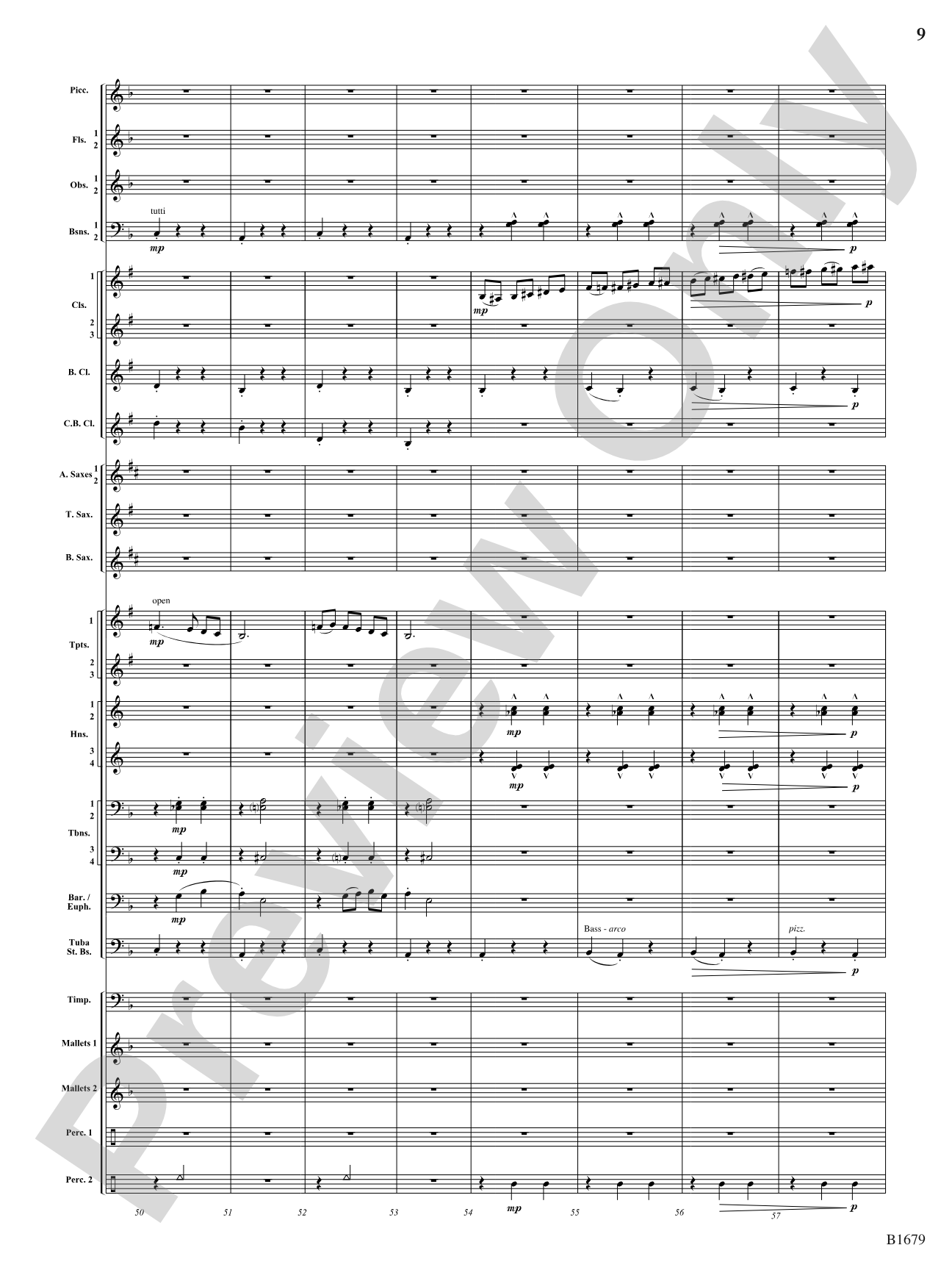 Shadow Waltzes: Concert Band Conductor Score & Parts