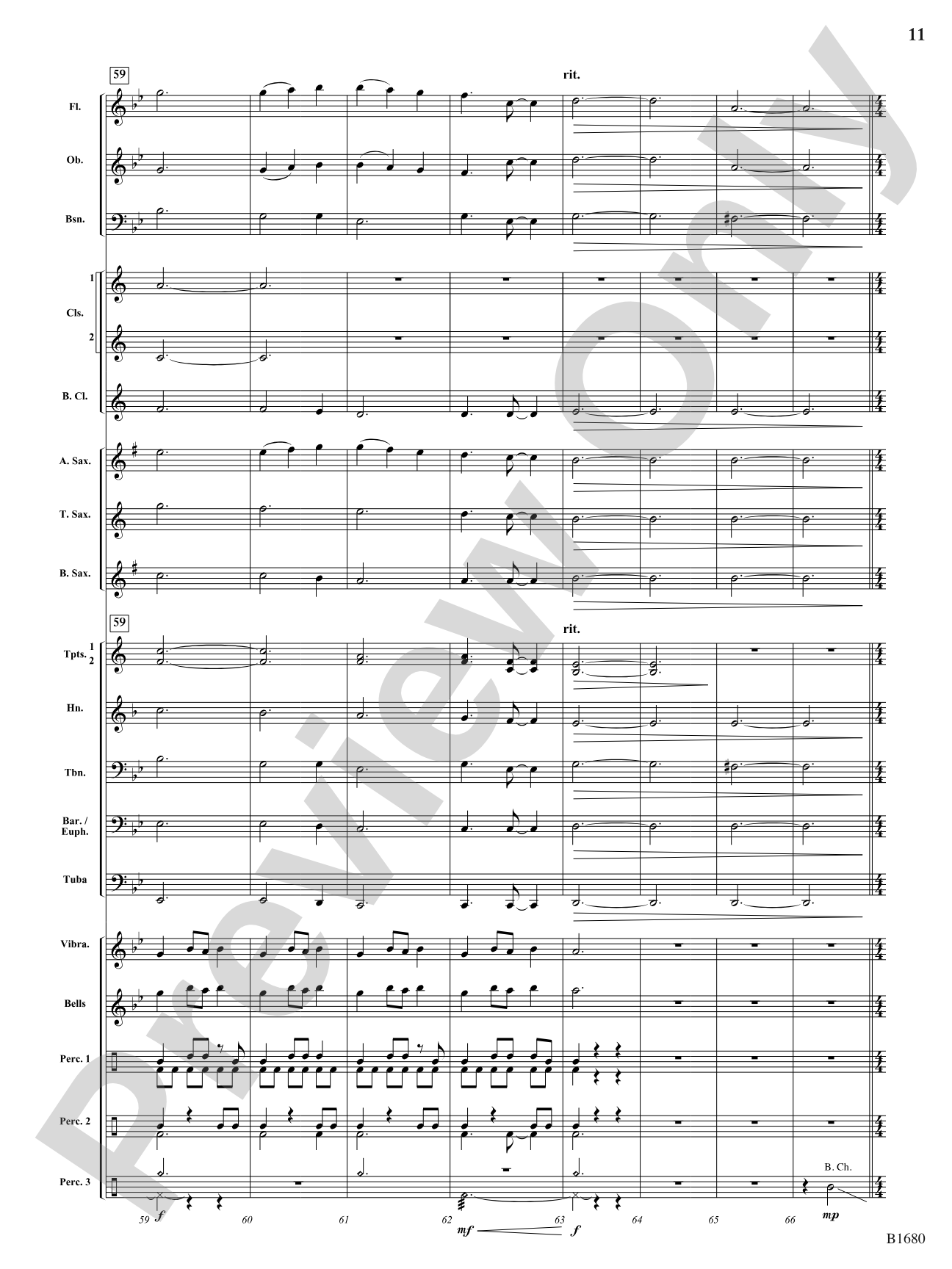 The Tears of Arizona: Concert Band Conductor Score & Parts