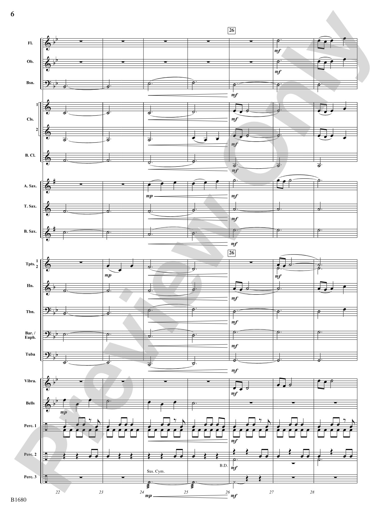 The Tears of Arizona: Concert Band Conductor Score & Parts