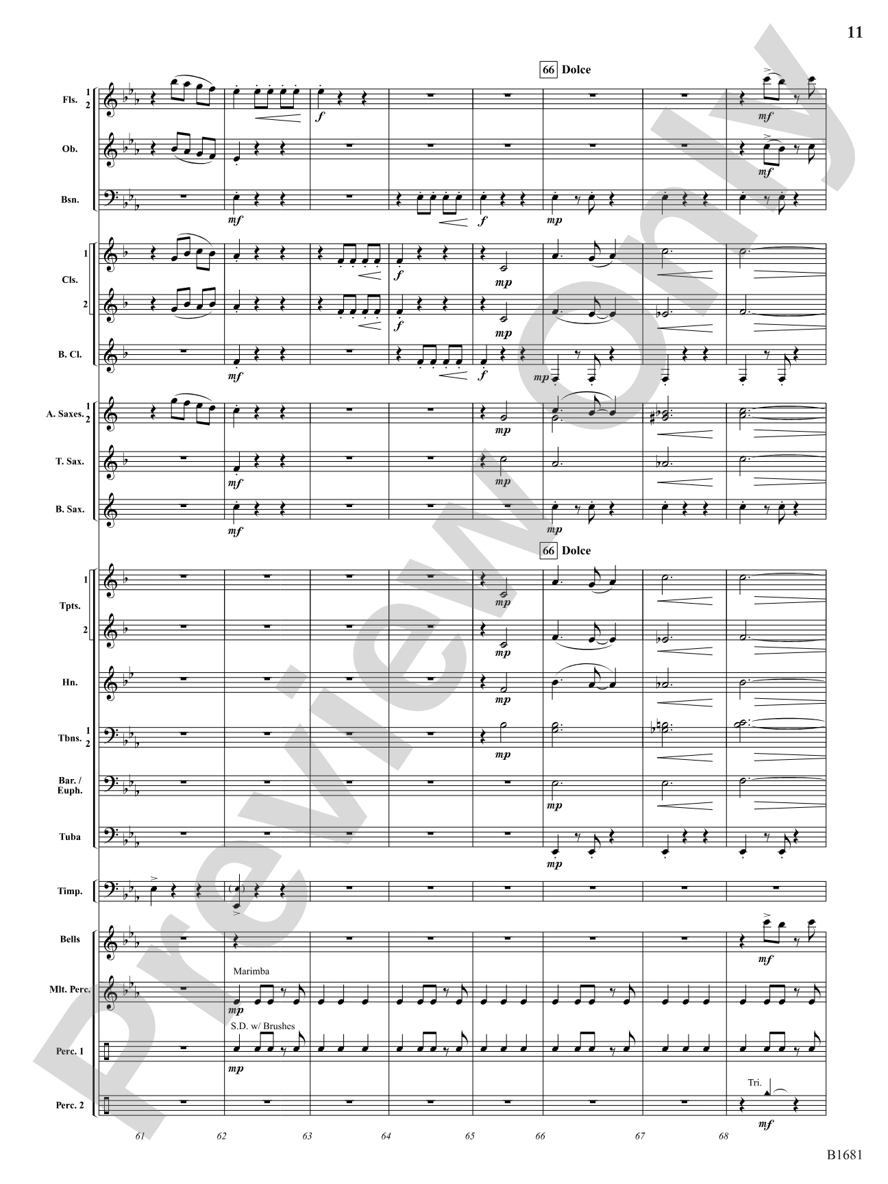 Scattered Light: Concert Band Conductor Score & Parts