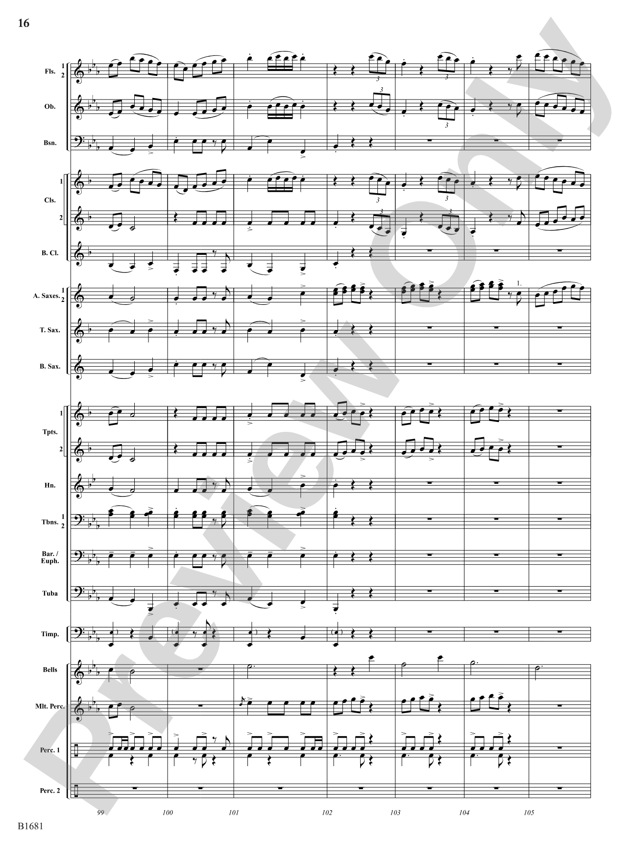 Scattered Light: Concert Band Conductor Score & Parts