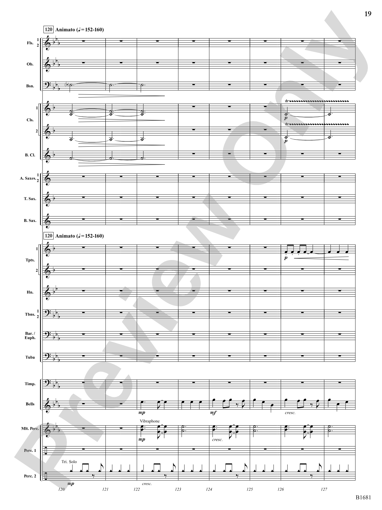 Scattered Light: Concert Band Conductor Score & Parts