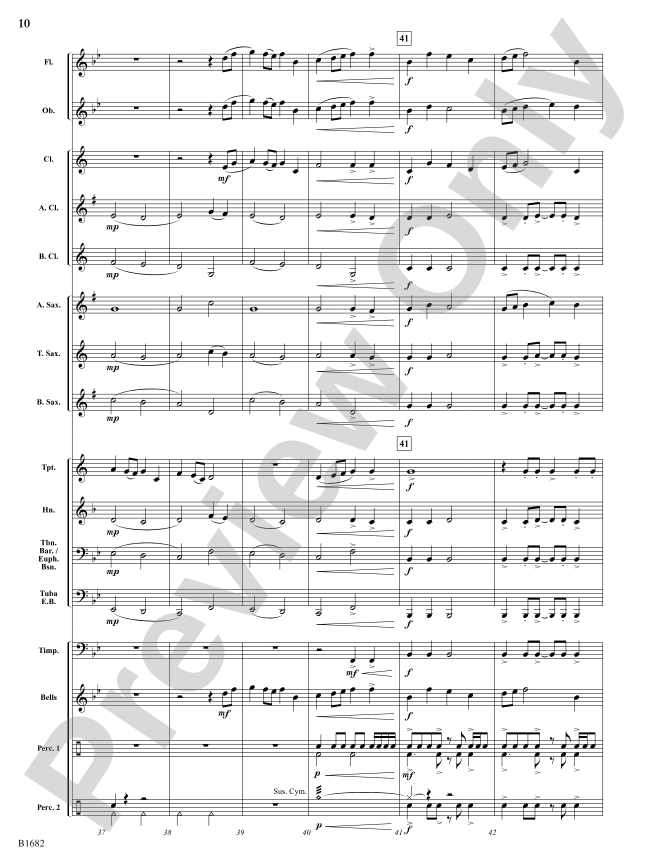 Cimarron Fanfare: Concert Band Conductor Score & Parts