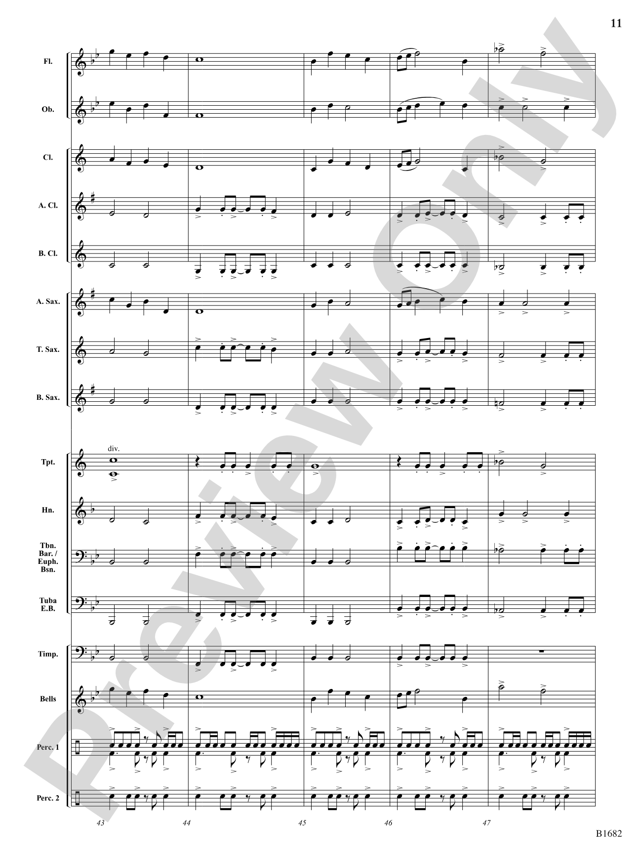 Cimarron Fanfare: Concert Band Conductor Score & Parts