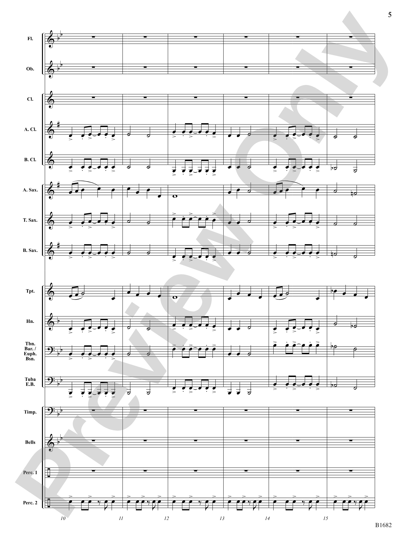 Cimarron Fanfare: Concert Band Conductor Score & Parts